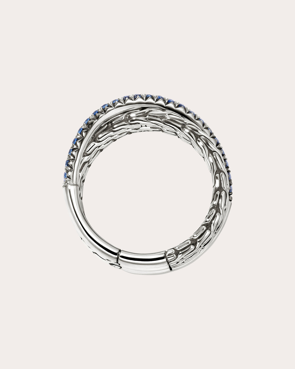 Sapphire JH Essential Pavé Crossover Ring