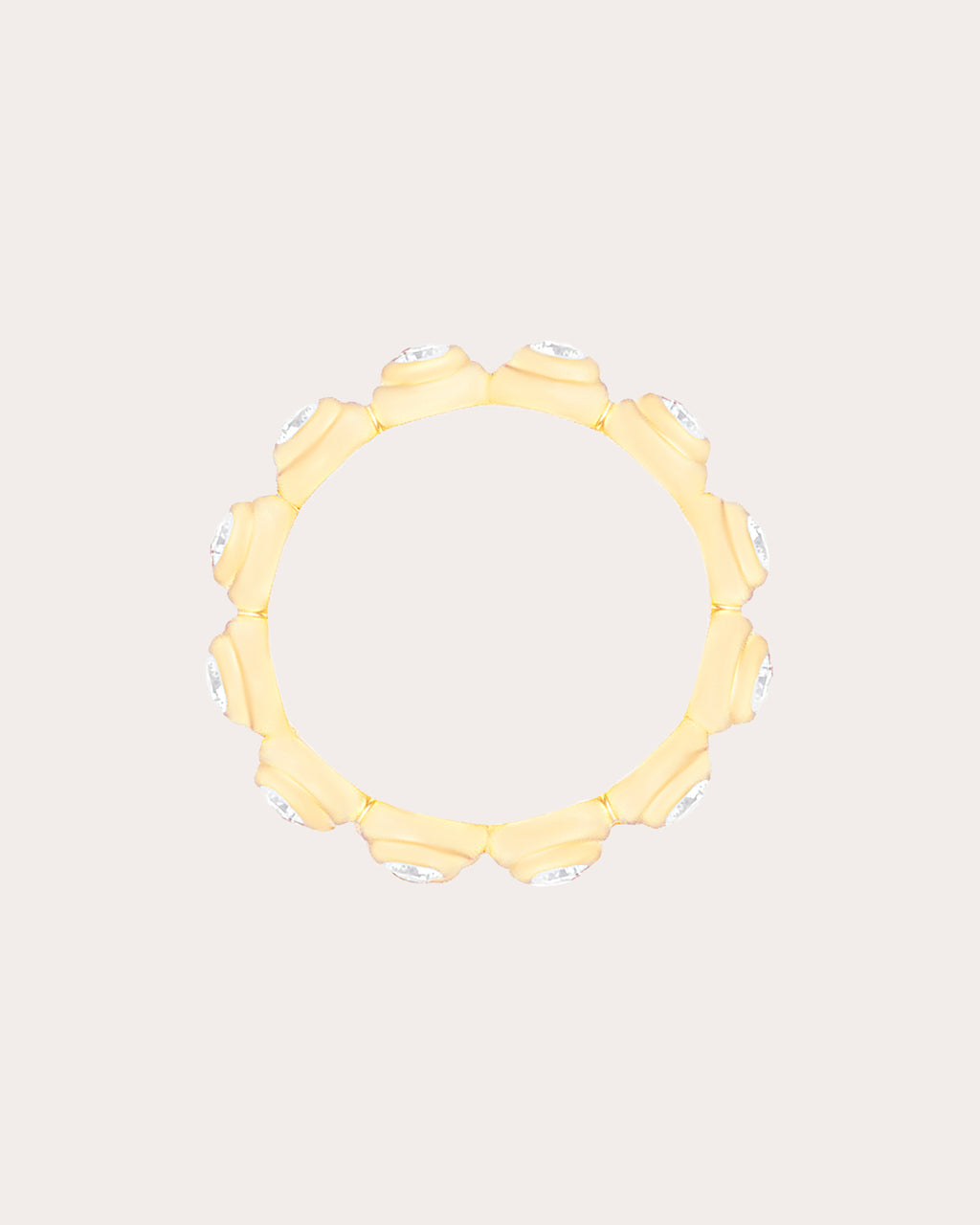 Diamond & 14k Gold Large Evolve Stackable Ring