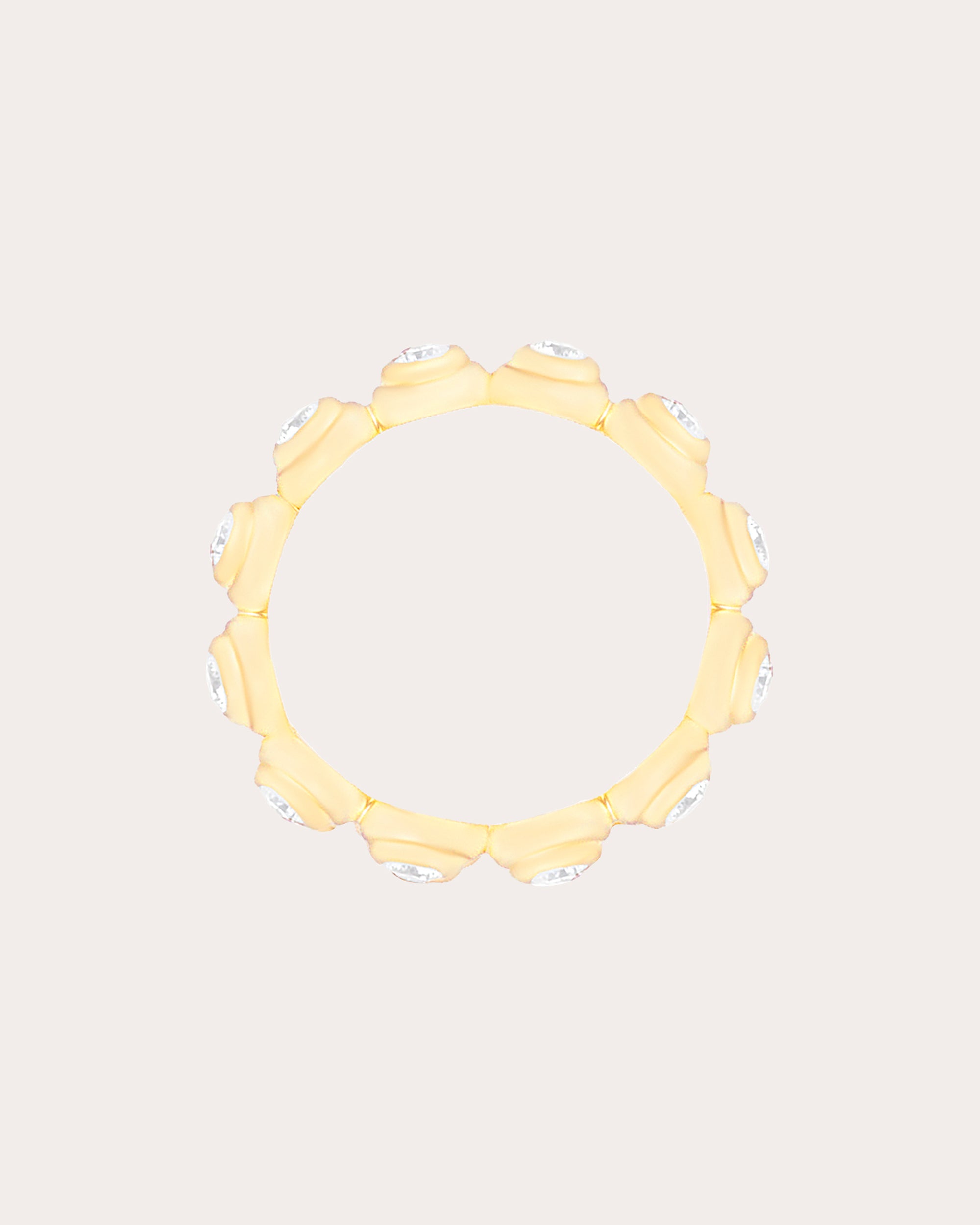 Diamond & 14k Gold Large Evolve Stackable Ring