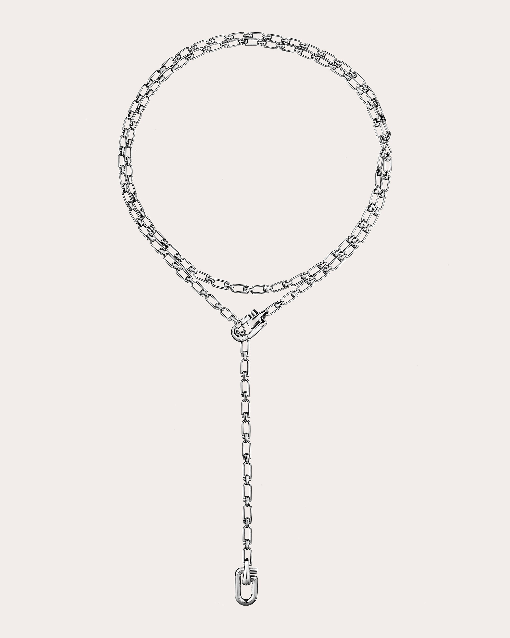 Reine Rosary Clasp Necklace