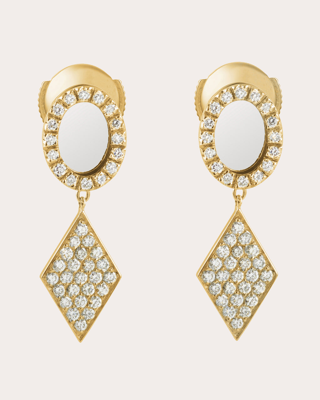 Sagesse 18K Gold and Lab-Grown Diamond Earrings