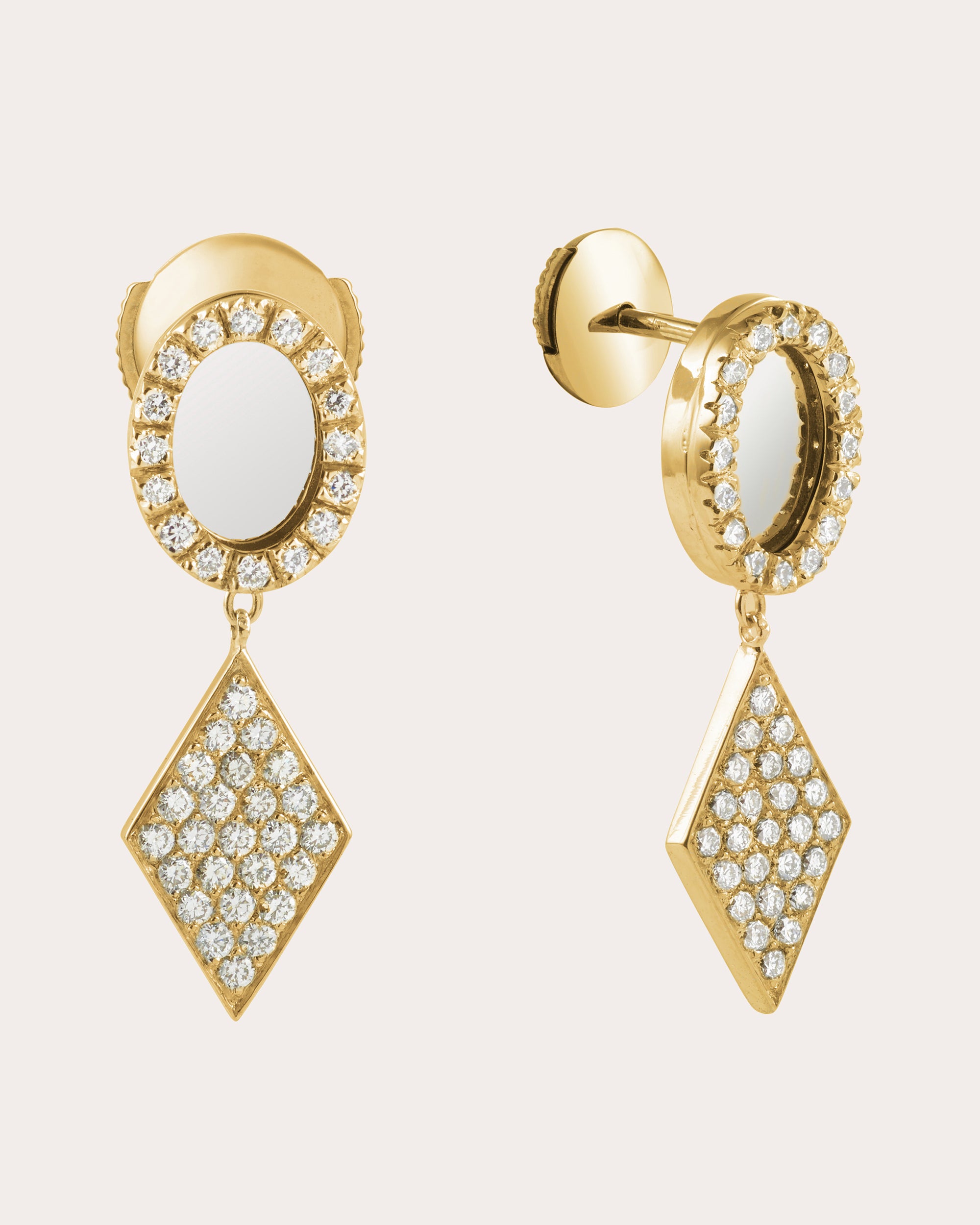 Sagesse 18K Gold and Lab-Grown Diamond Earrings