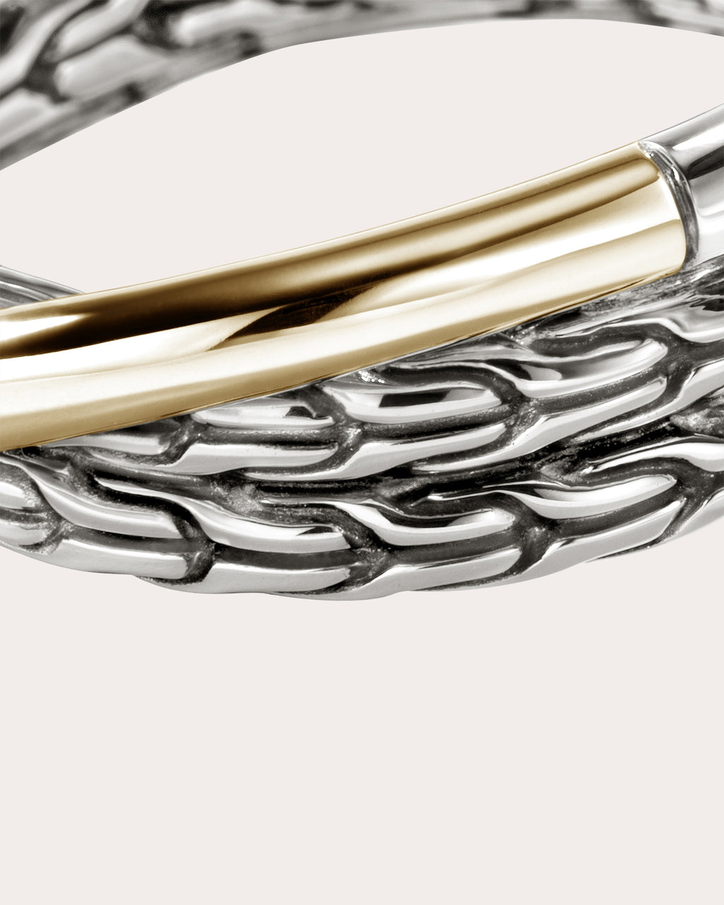 Two-Tone JH Essential Crossover Ring