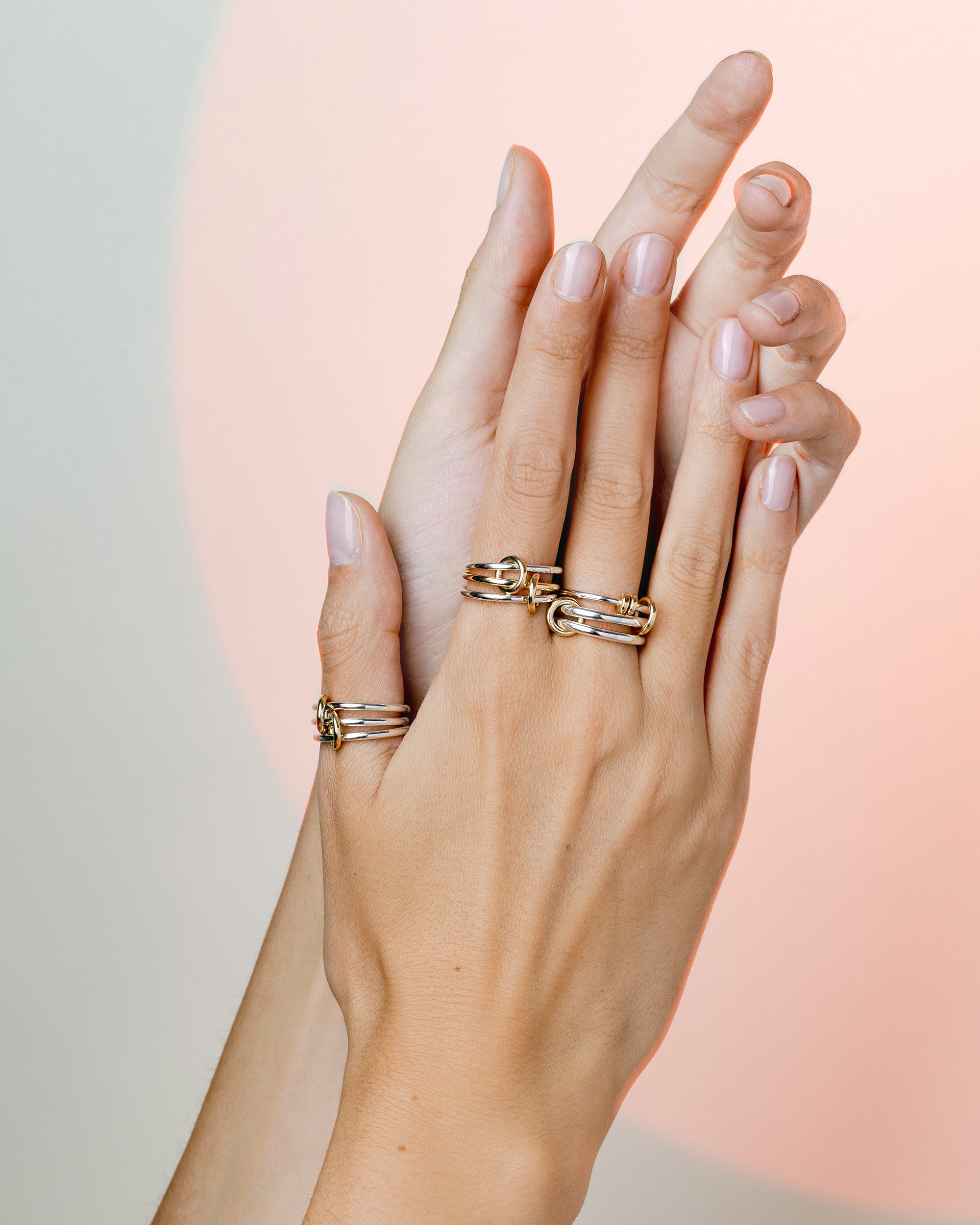 Two-Tone Raneth Ring | Olivela