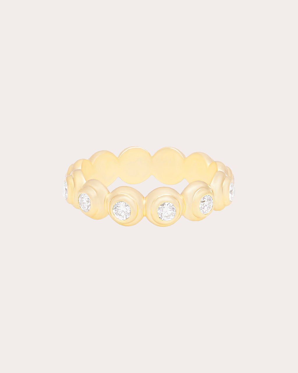 Diamond & 14k Gold Large Evolve Stackable Ring