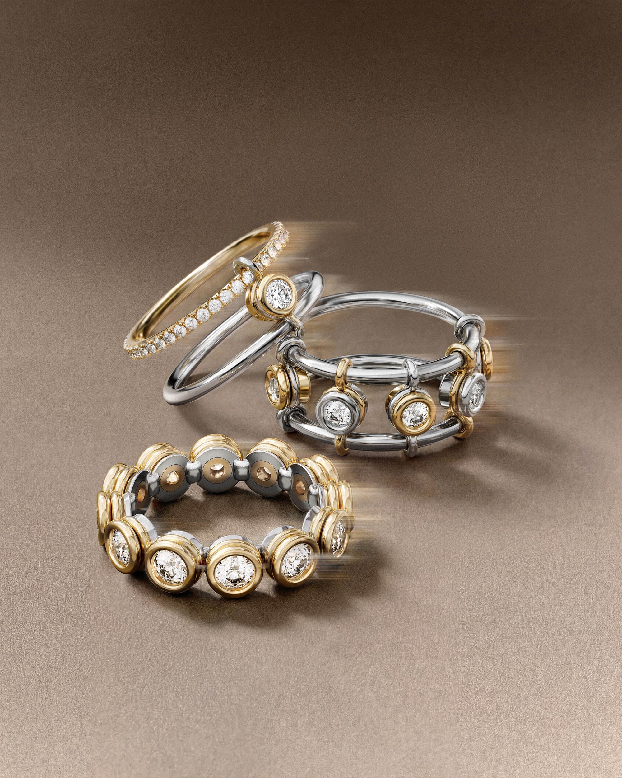 Diamond Bezel Éterne Ring