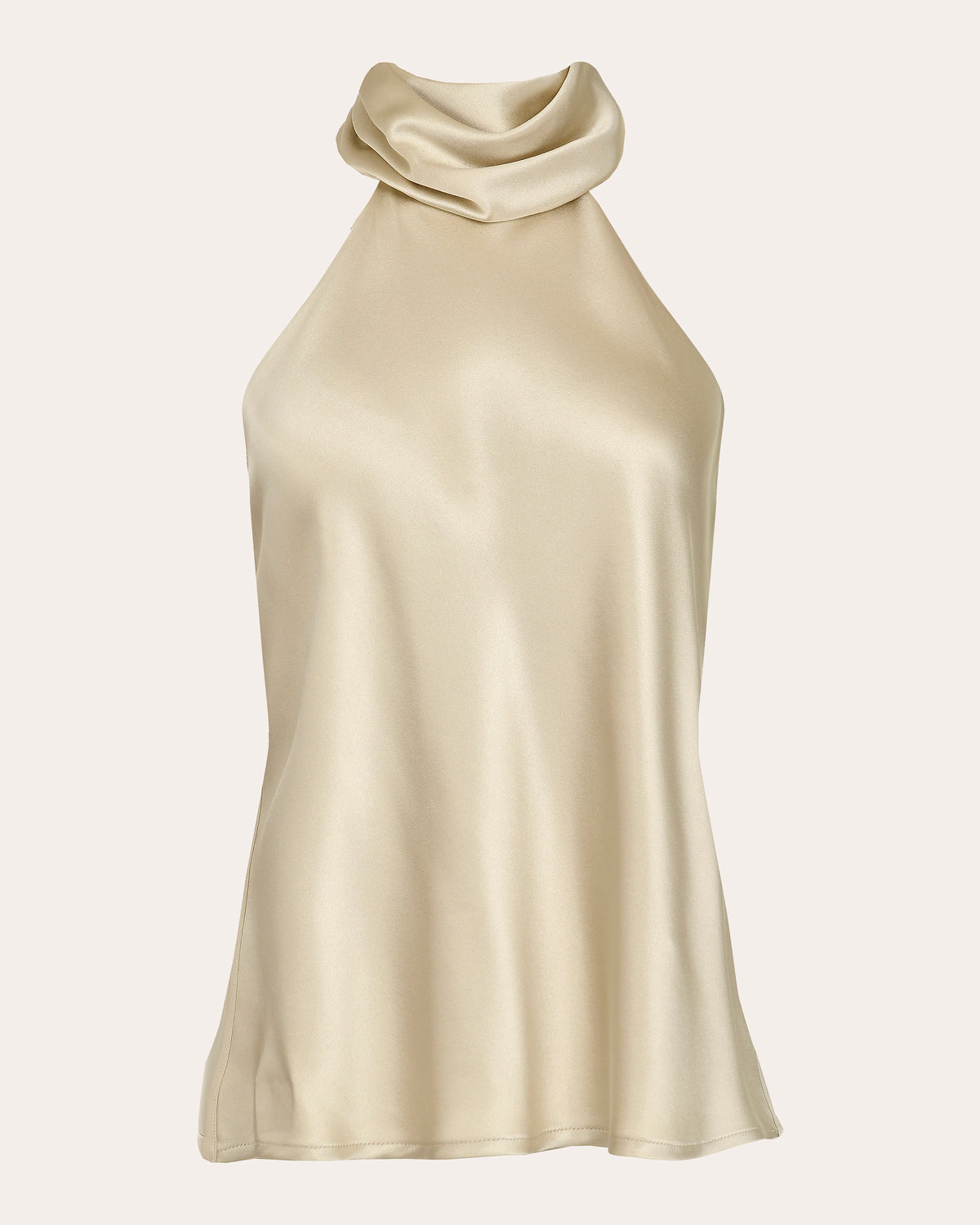 Rita Silk Pata de Cabra Halter Top