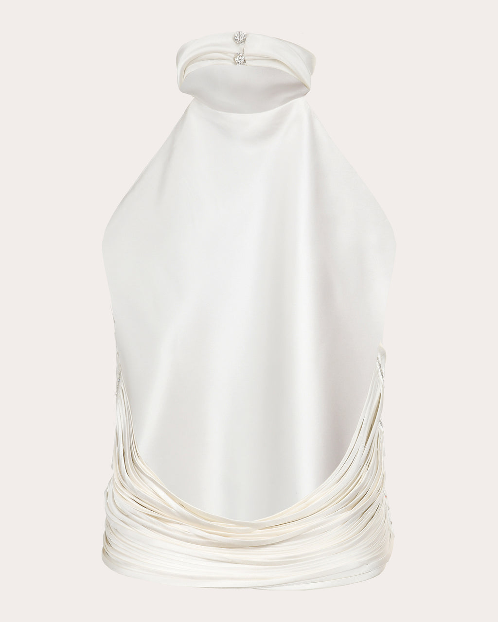 Rita Silk Pata de Cabra Halter Top