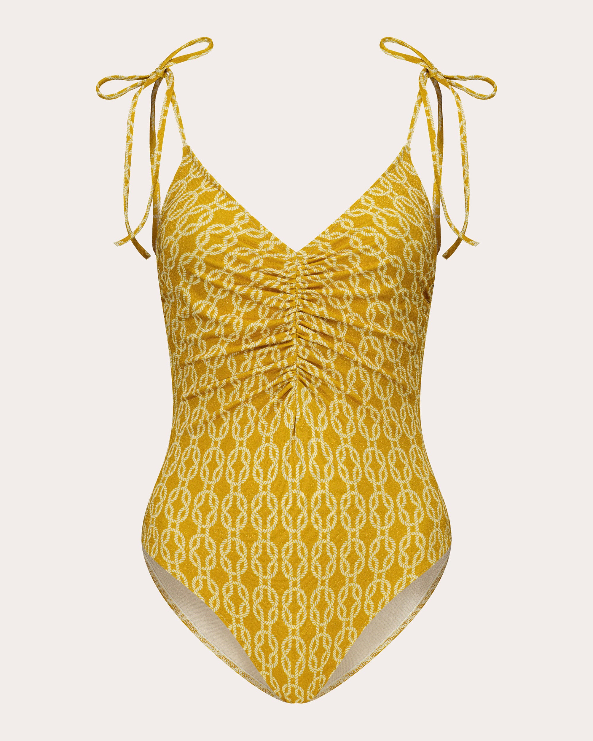 Rosie Trellis Tie-Strap One-Piece
