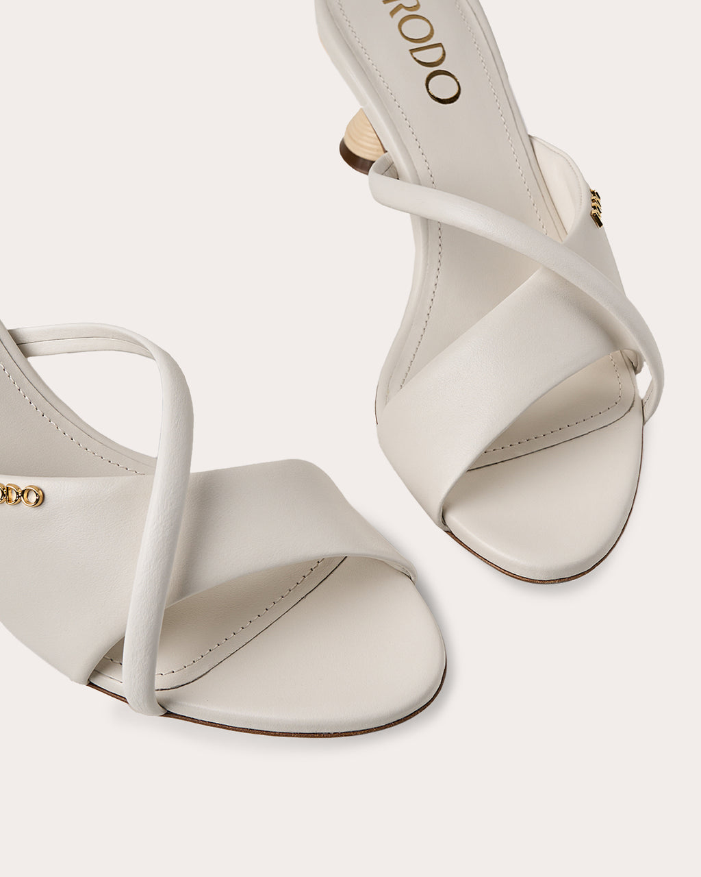 Mabella 55 Asymmetric Leather Sandal