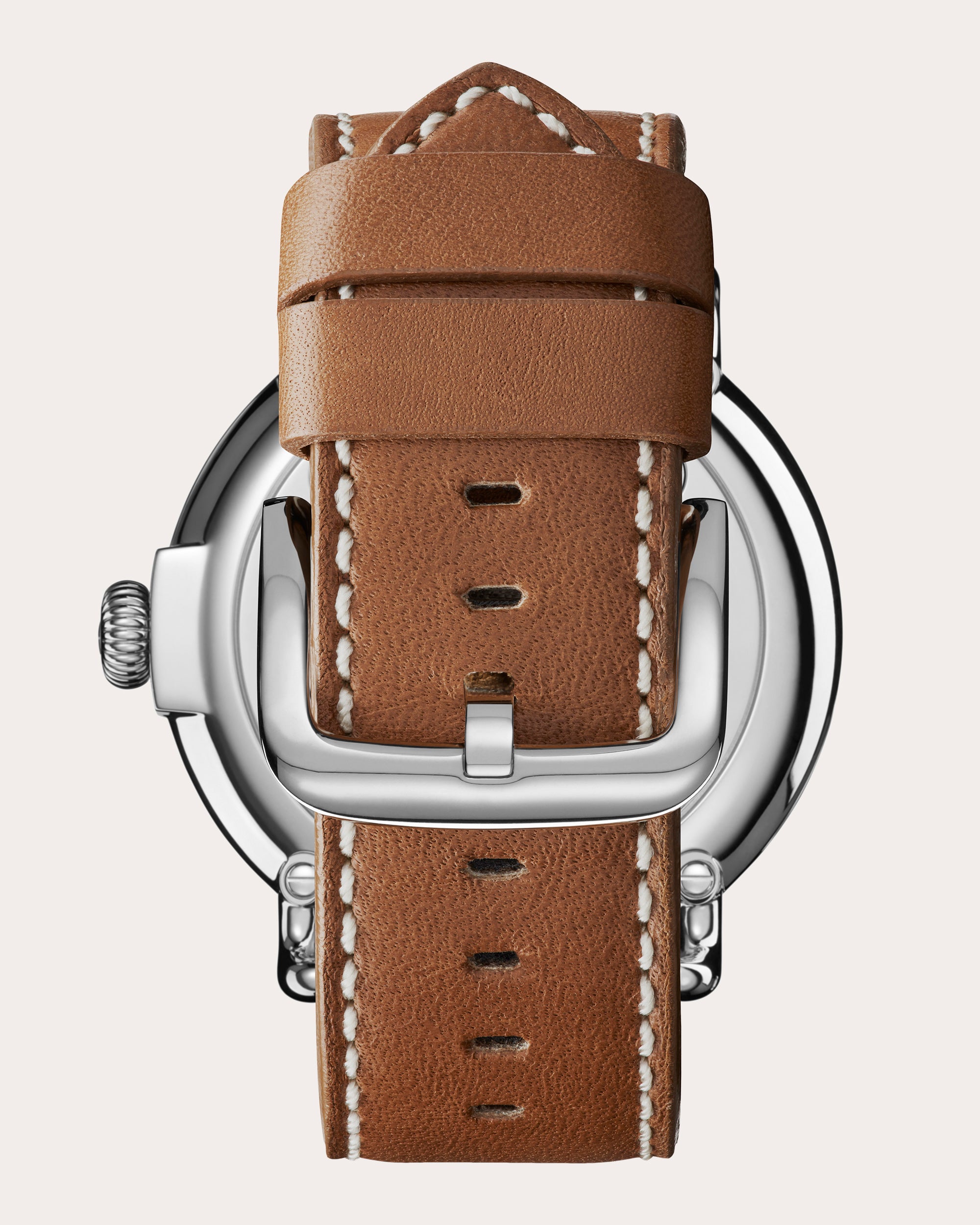 Men's Runwell 47mm Stainless Steel and Leather Watch