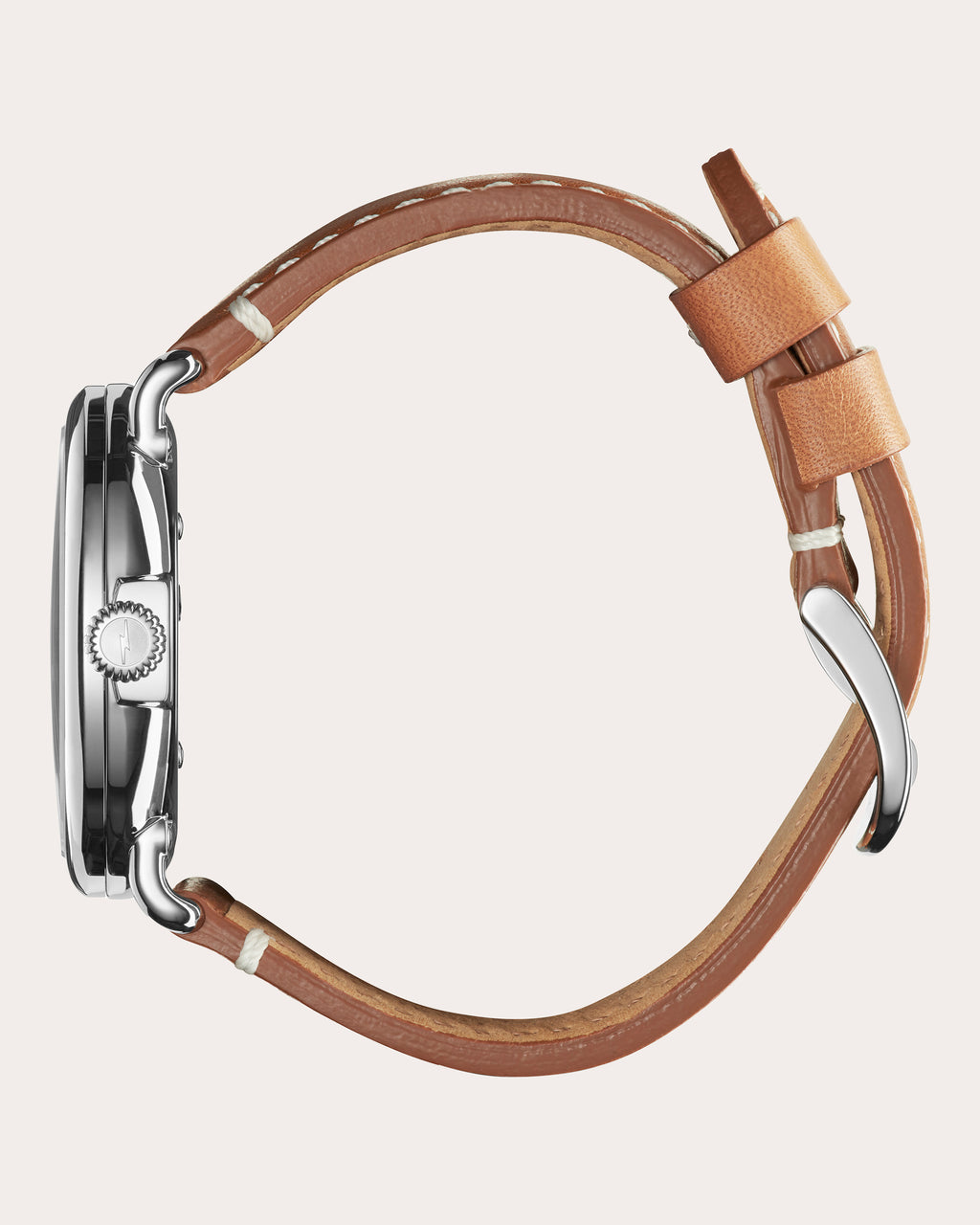 Men's Runwell 41mm Stainless Steel and Leather Watch