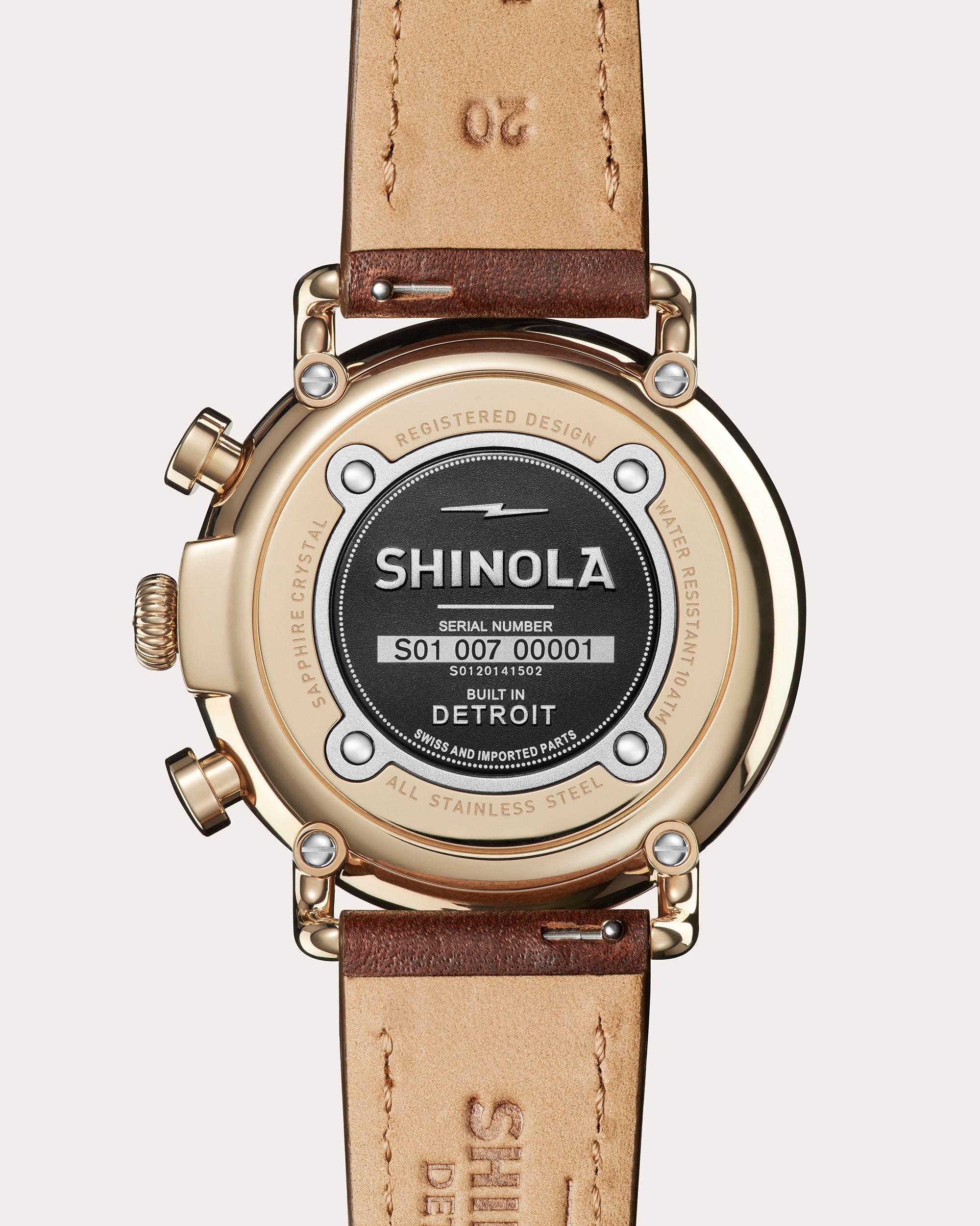 Men's Runwell 41mm Two-Eye Chronograph Watch