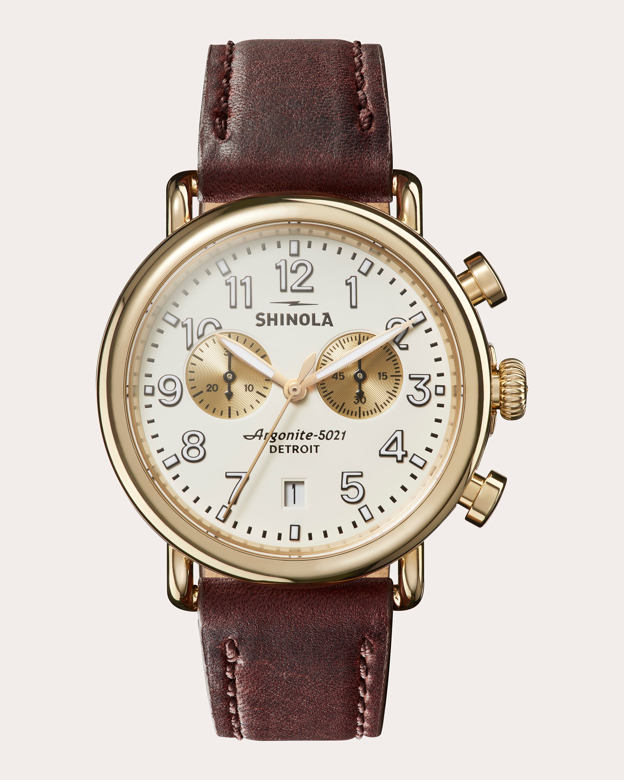 Men's Runwell 41mm Two-Eye Chronograph Watch