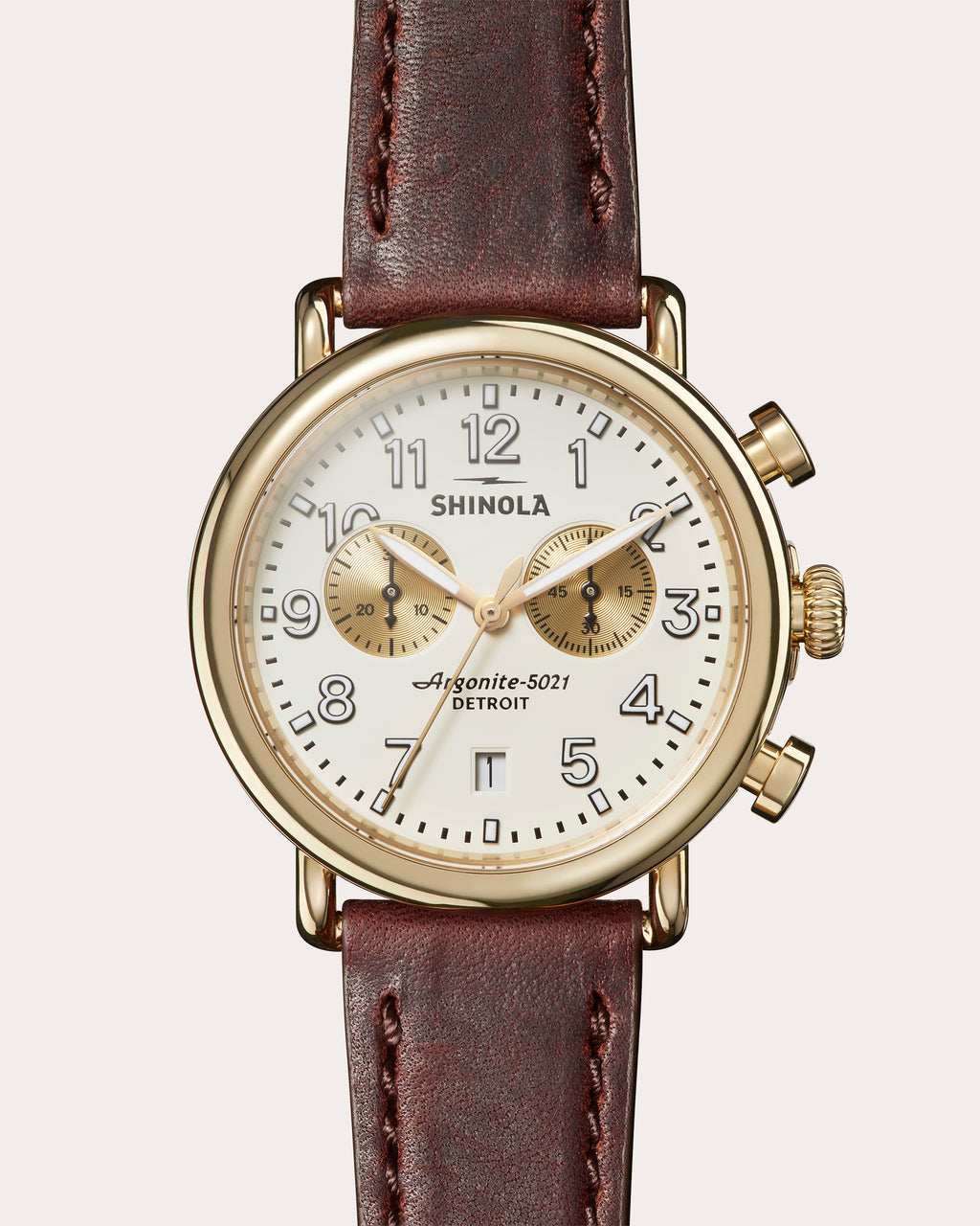 Men's Runwell 41mm Two-Eye Chronograph Watch