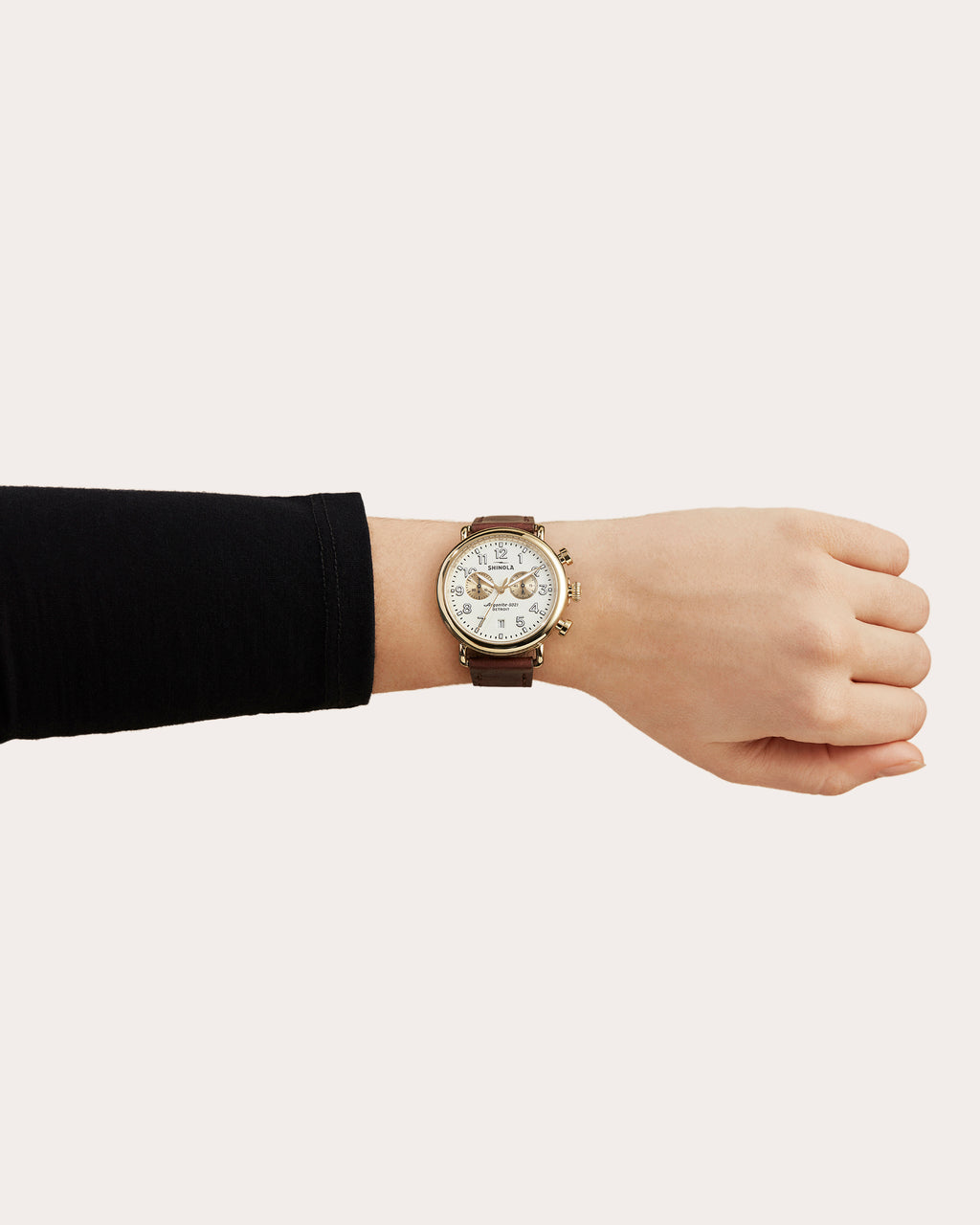 Men's Runwell 41mm Two-Eye Chronograph Watch