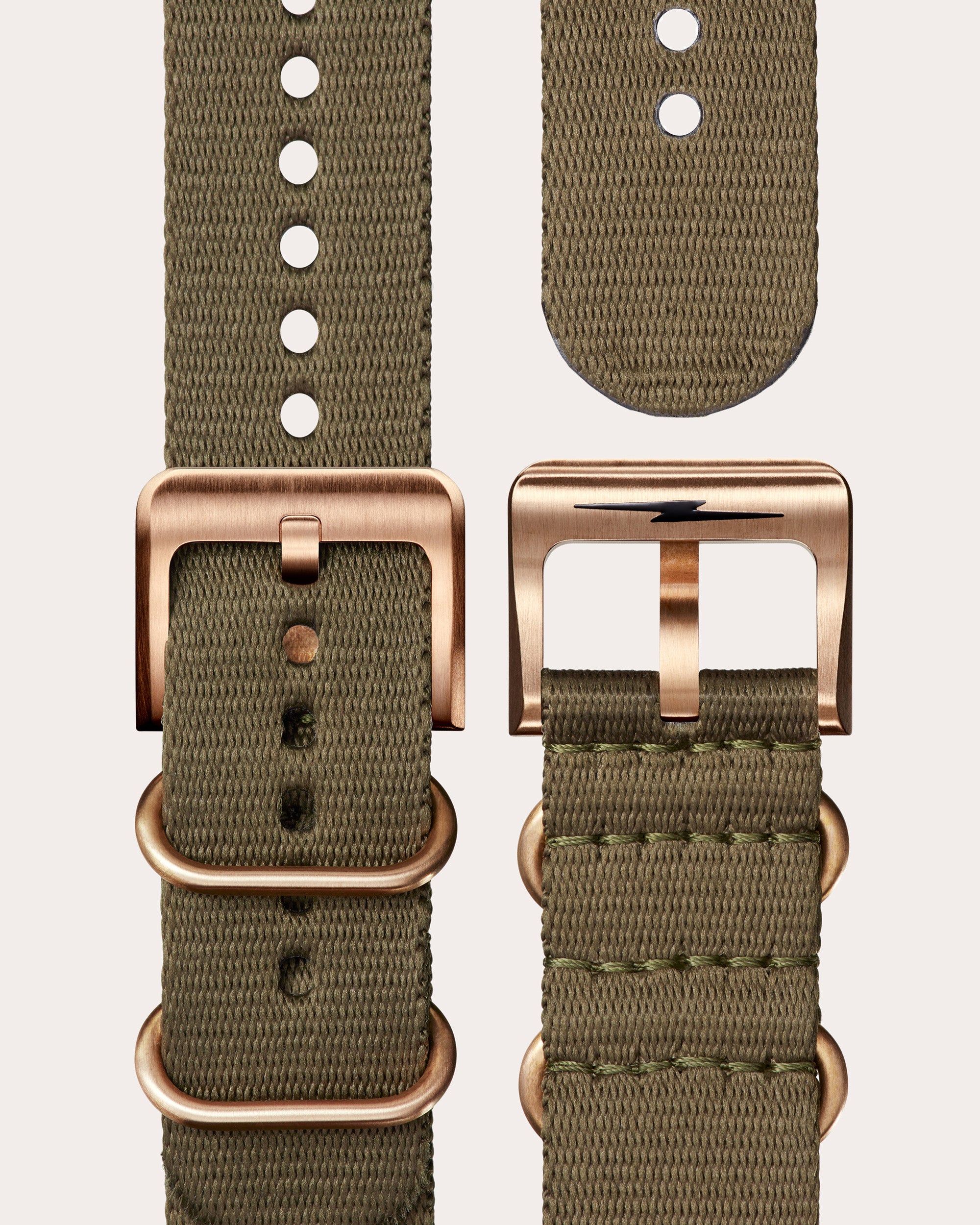 Men's Bronze Monster 43mm Leather-Strap Watch Set