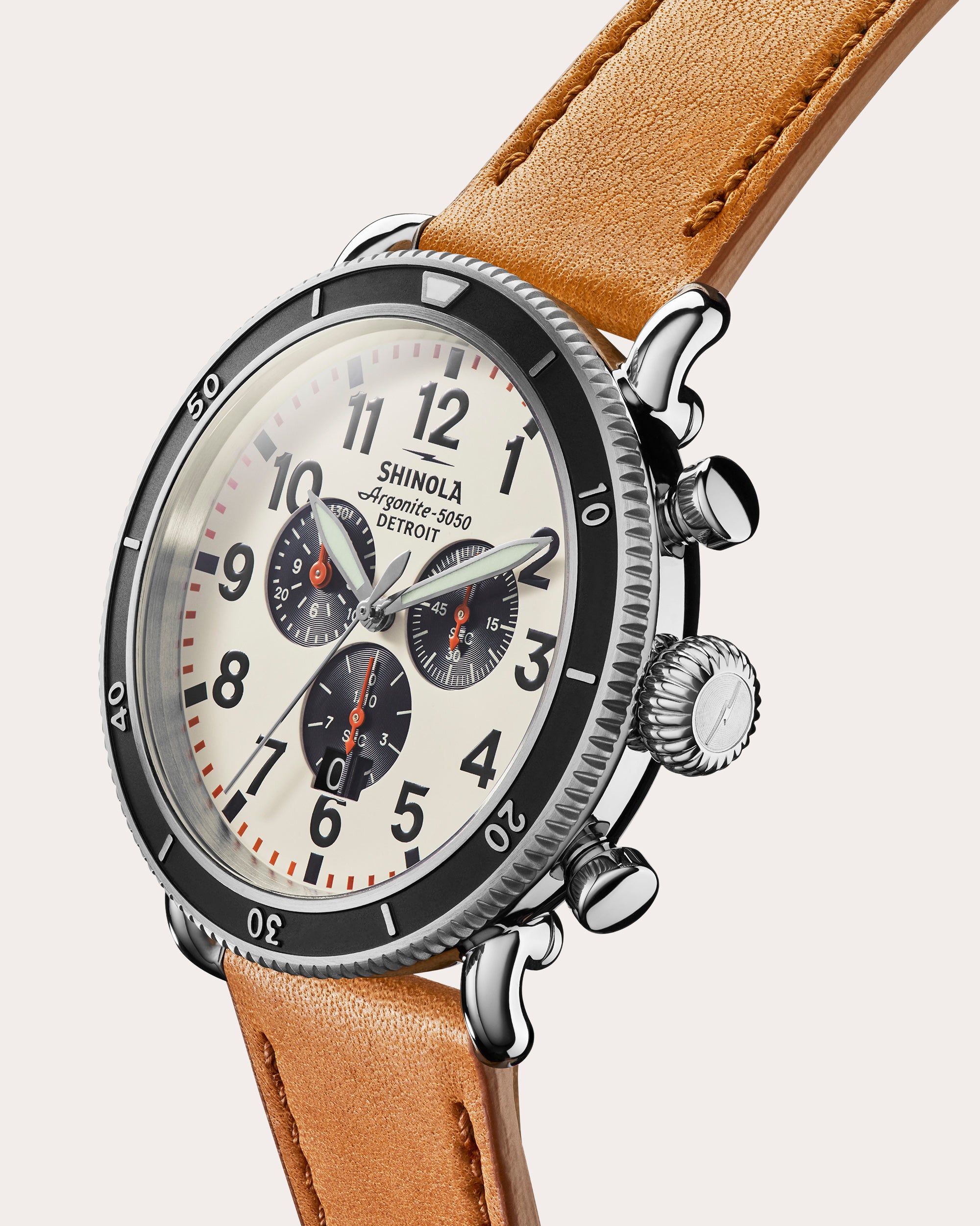 Men's Runwell Sport 48mm Three-Eye Chronograph Watch