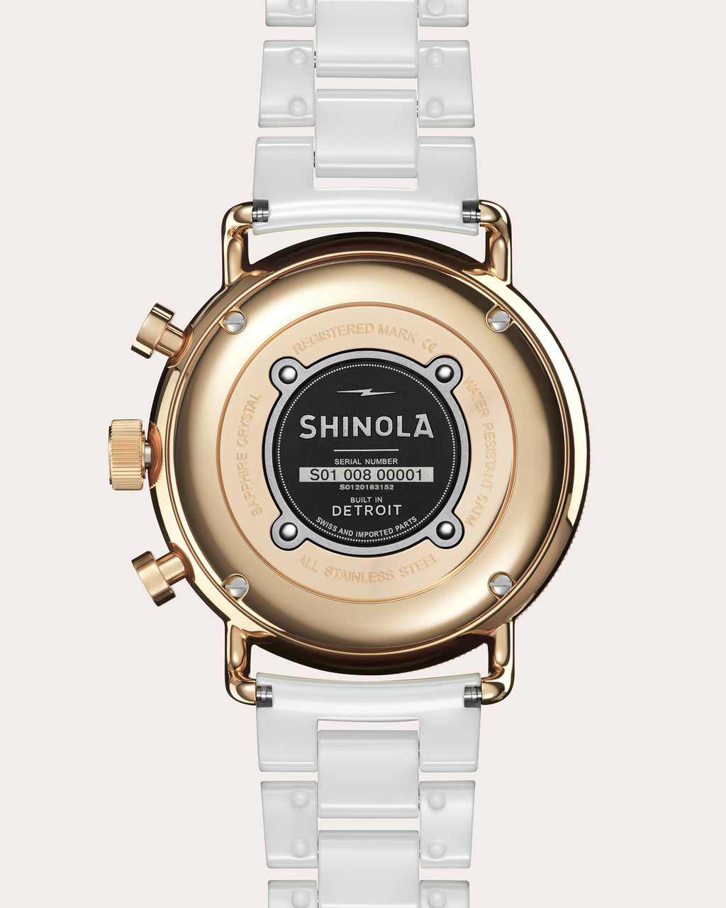 Canfield Sport 40mm Chronograph Bracelet Watch