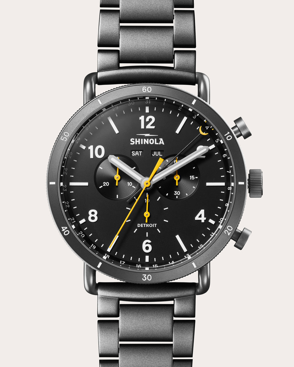 Men's Canfield Sport 45mm Chronograph Bracelet Watch