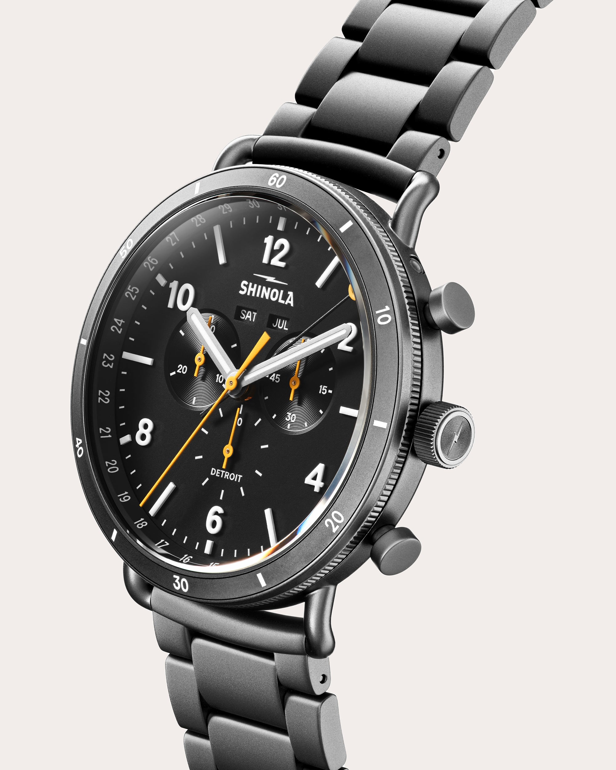 Men's Canfield Sport 45mm Chronograph Bracelet Watch