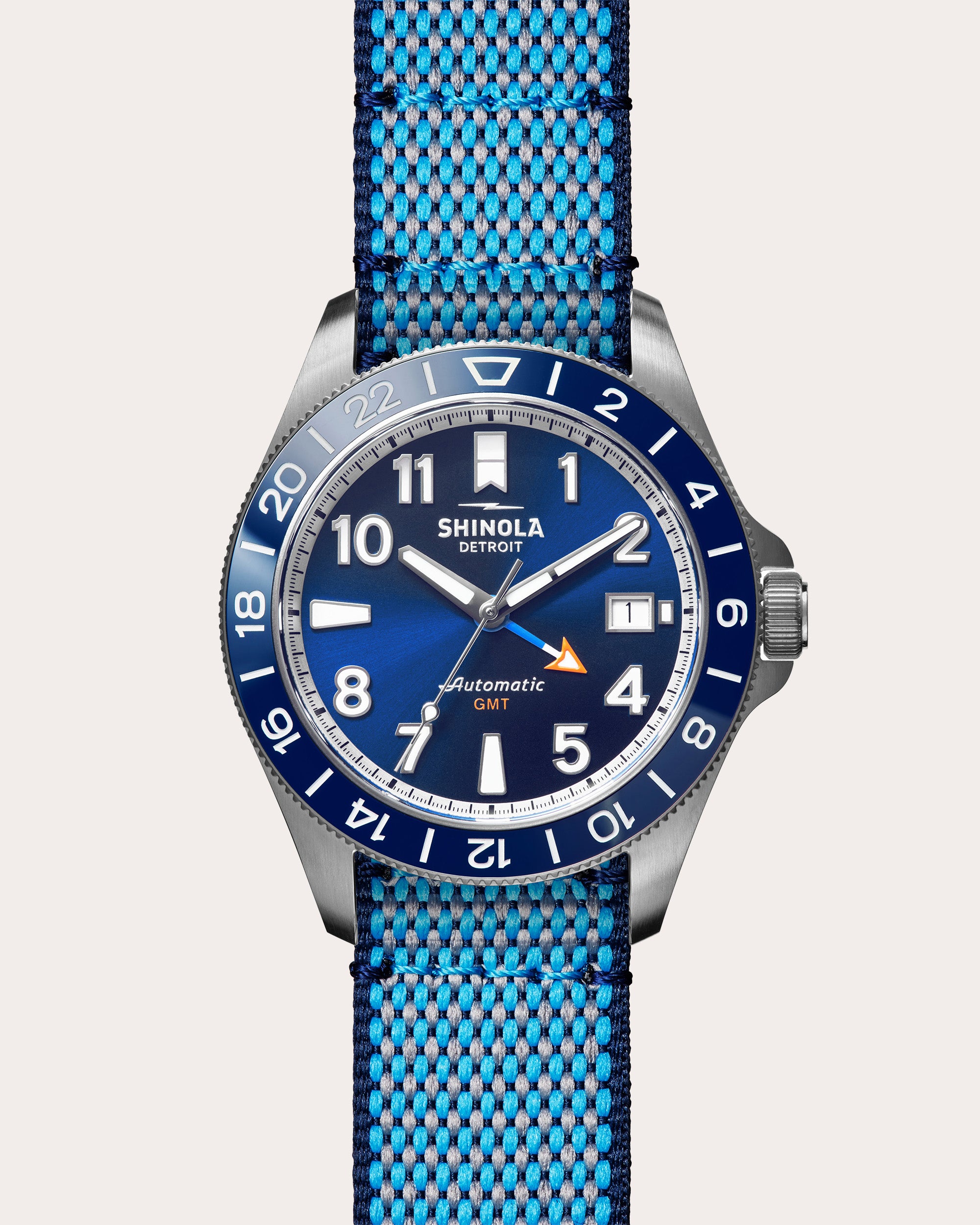 Men's The Monster GMT Automatic 40mm Stainless Steel Watch Set