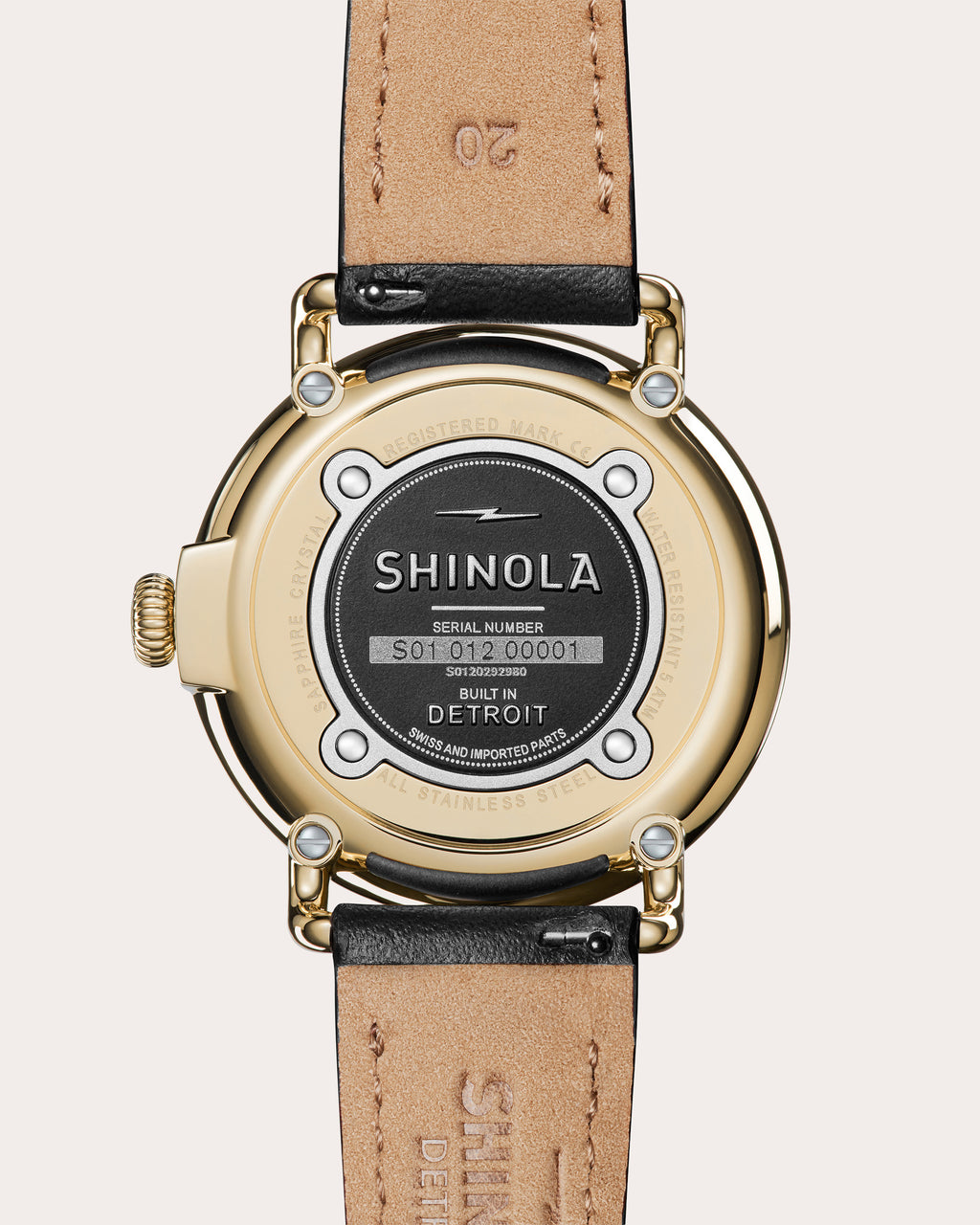 Mother of Pearl Runwell 41mm Sub-Second Watch