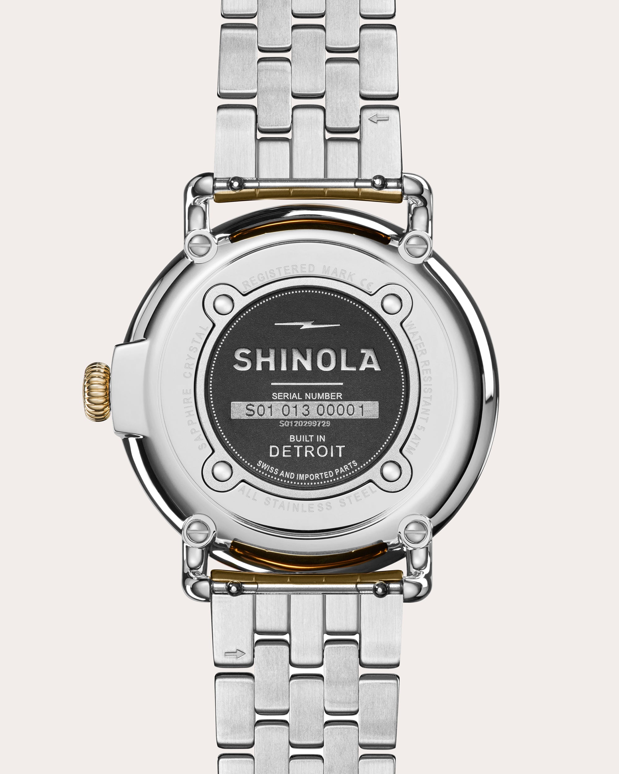 Mother of Pearl Runwell 41mm Sub-Second Watch