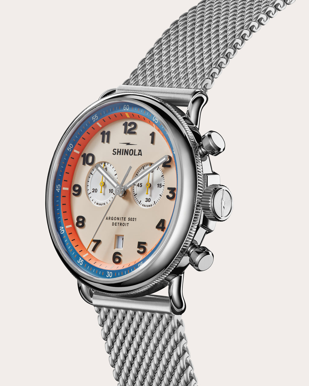 Men's Canfield C56 43mm Two-Eye Chronograph Watch