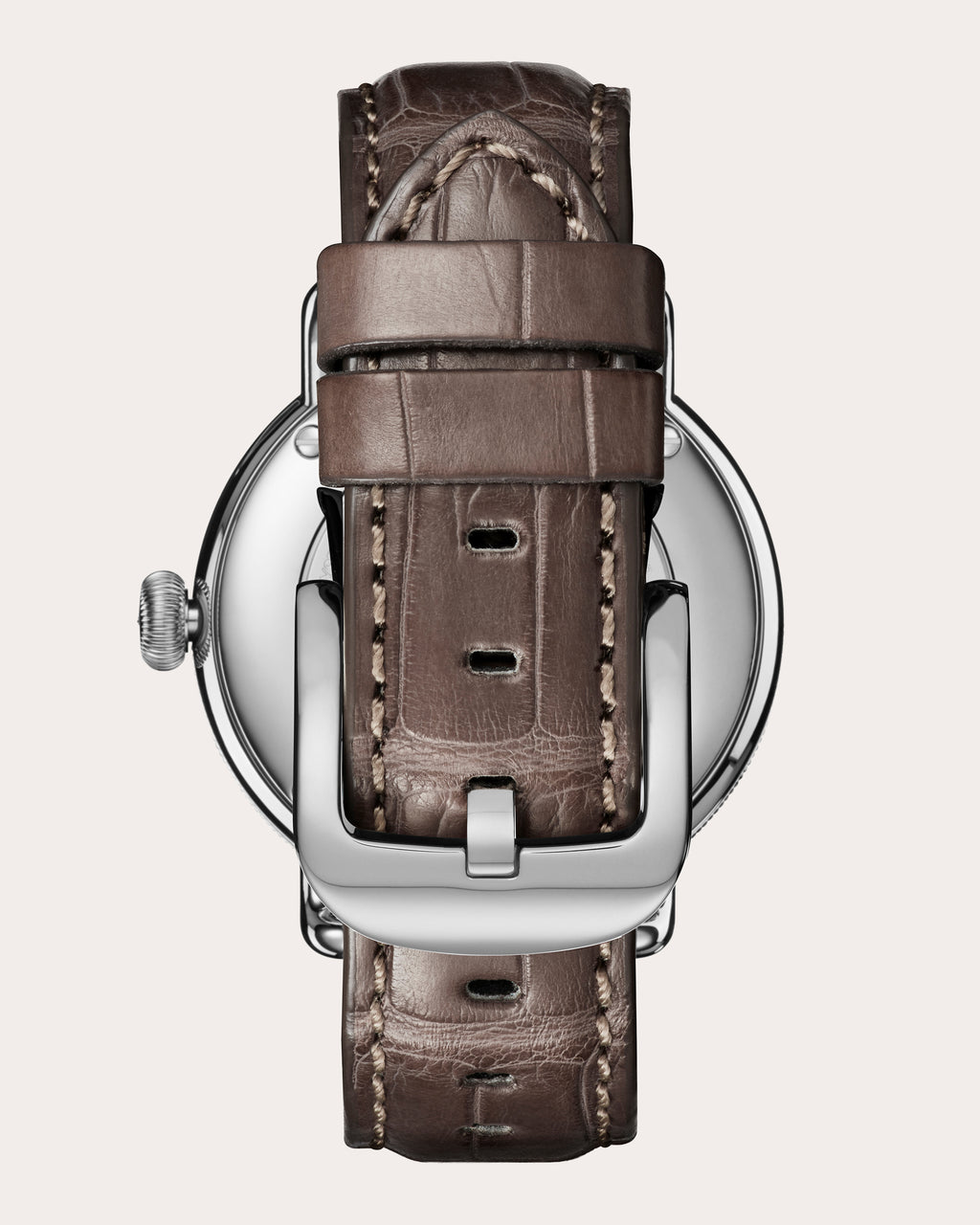 Canfield 38mm Croc Leather-Strap Watch