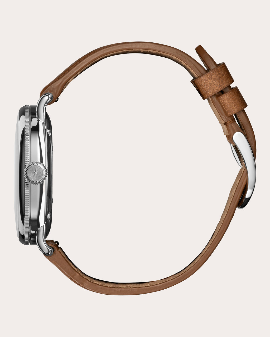 Canfield 38mm Leather-Strap Watch