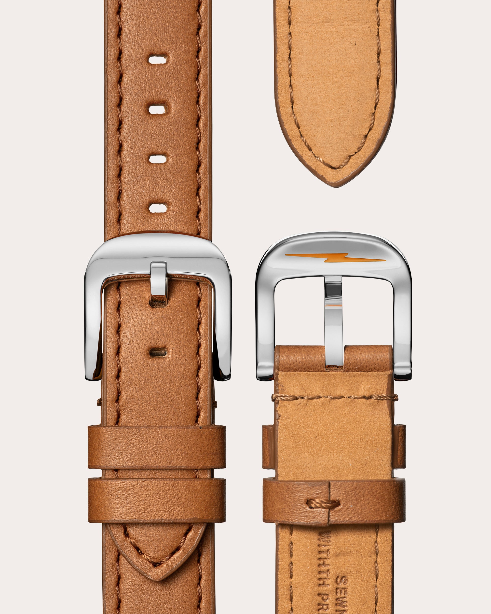 Canfield 38mm Leather-Strap Watch