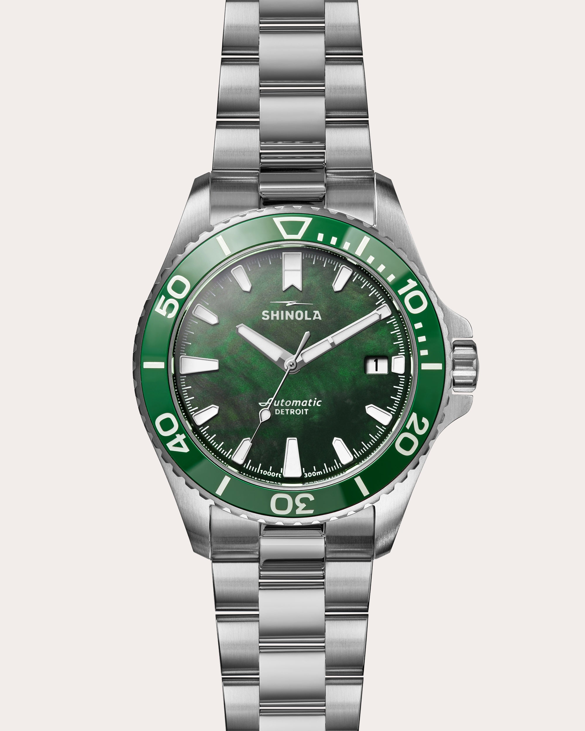 Men's Mother of Pearl Lake Ontario Monster 39mm Watch | Olivela