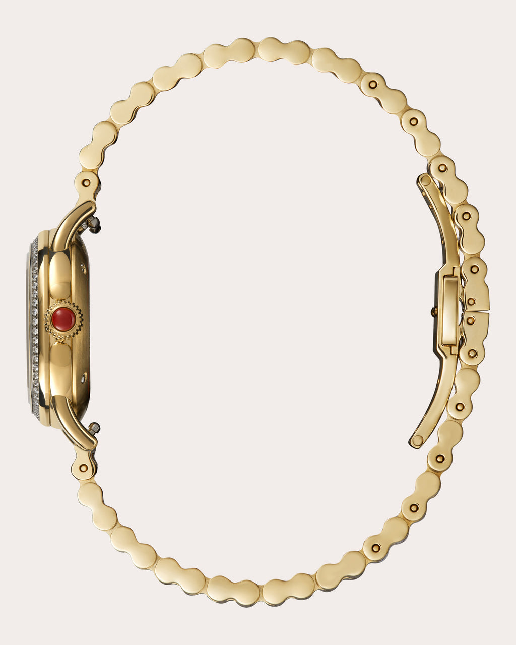 Diamond & Red Jasper Gilda Runabout 25mm Watch