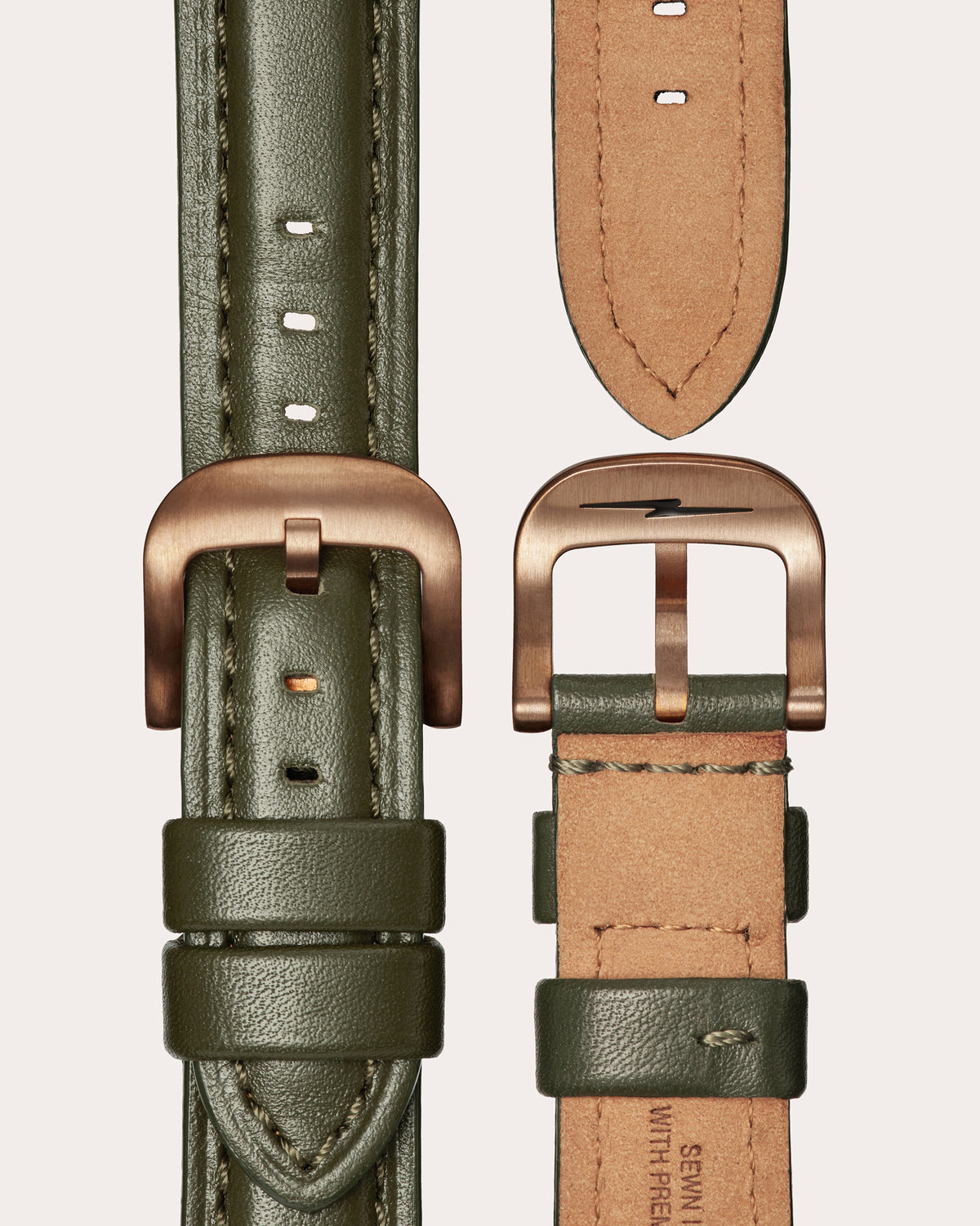 Men's Runwell 43mm Sub-Second Leather Watch