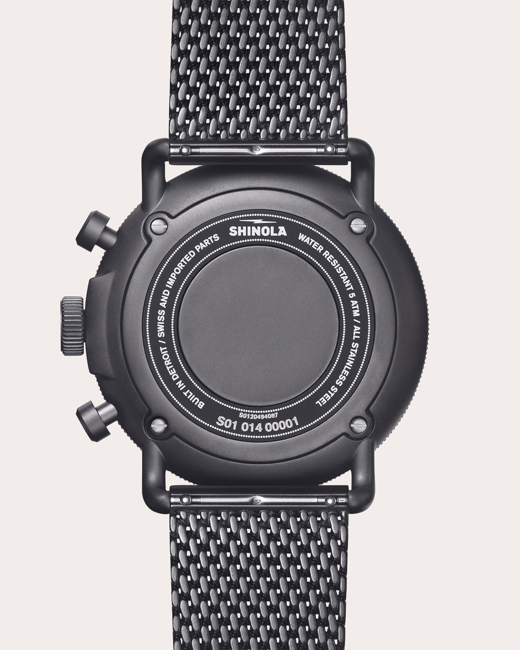 Men's Canfield C56 43mm Two-Eye Chronograph Watch