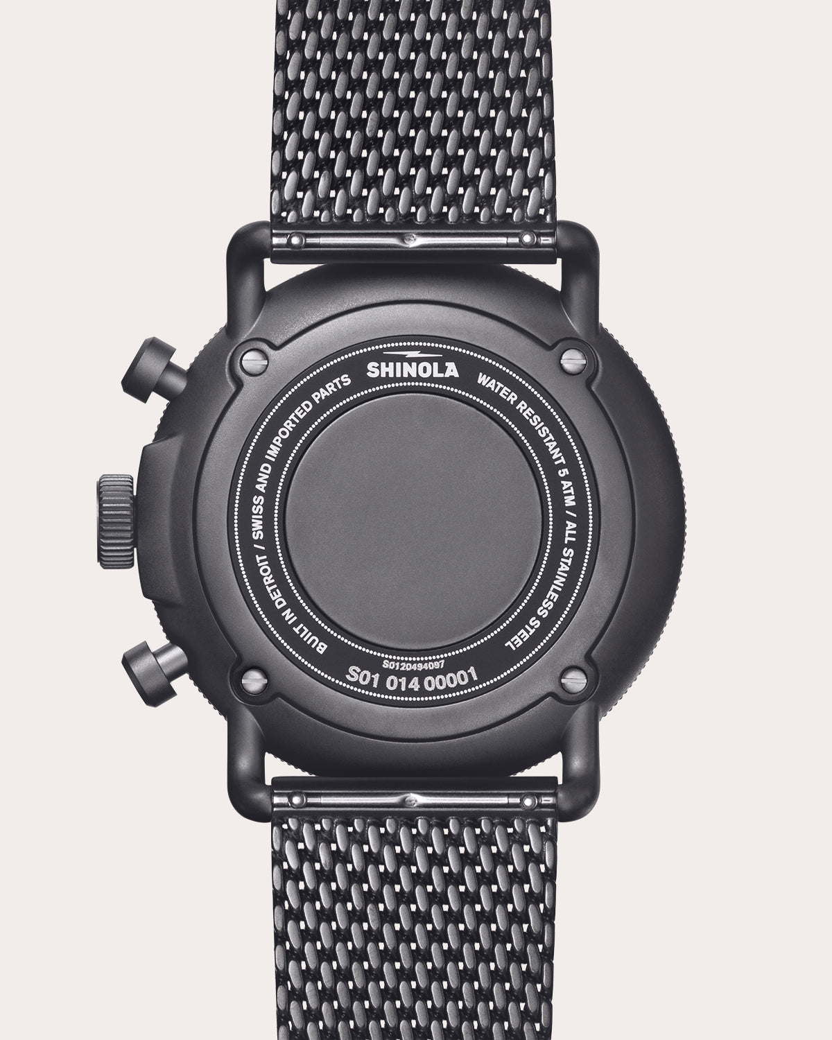Men's Canfield C56 43mm Two-Eye Chronograph Watch