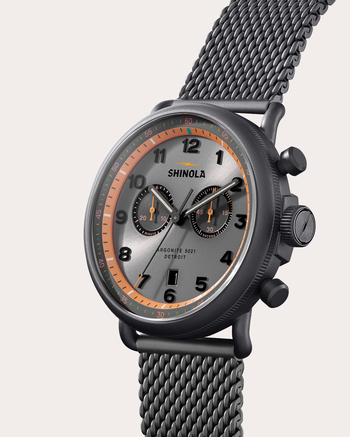 Men's Canfield C56 43mm Two-Eye Chronograph Watch