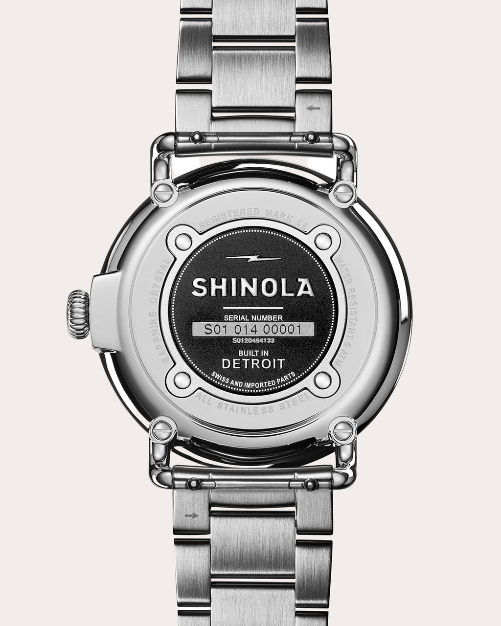 Runwell Lightning 41mm Sub-Second Bracelet Watch