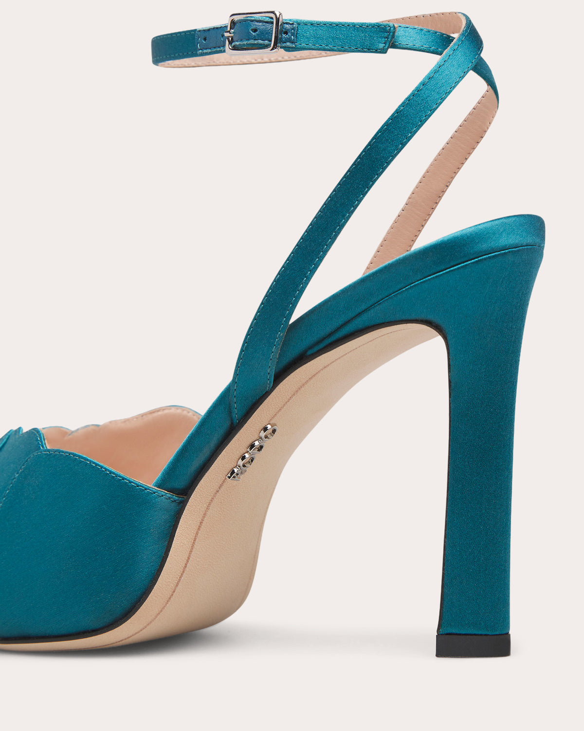 Tricia 100 Petal Satin Platform Sandal