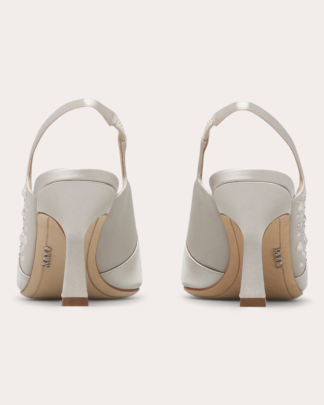 Trish 80 Crystal Satin Slingback