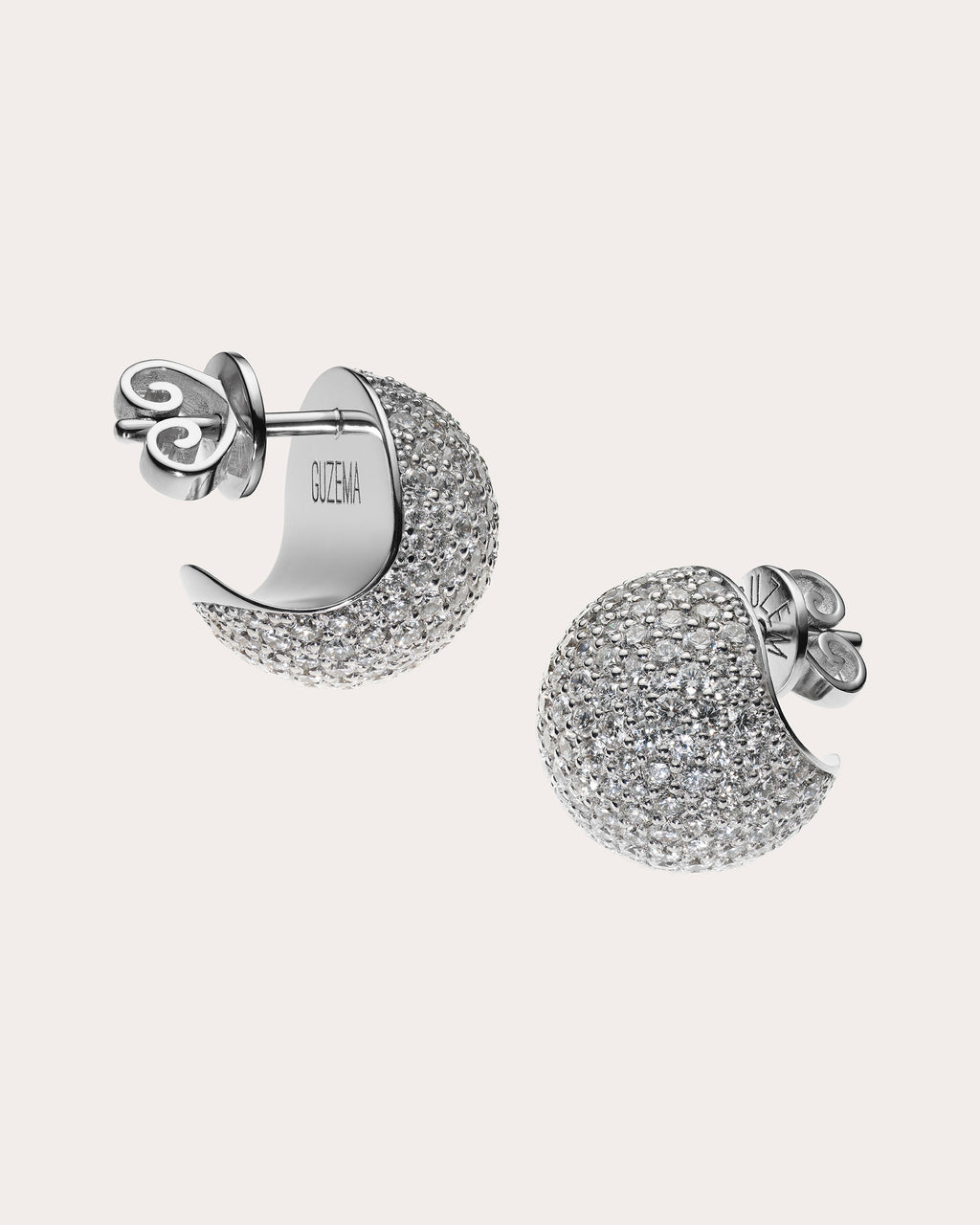 Diamond Mini Orbs Stud Earrings