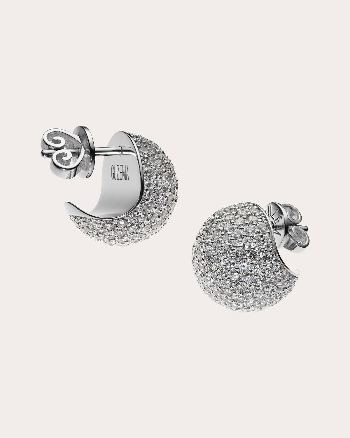 Diamond Mini Orbs Stud Earrings
