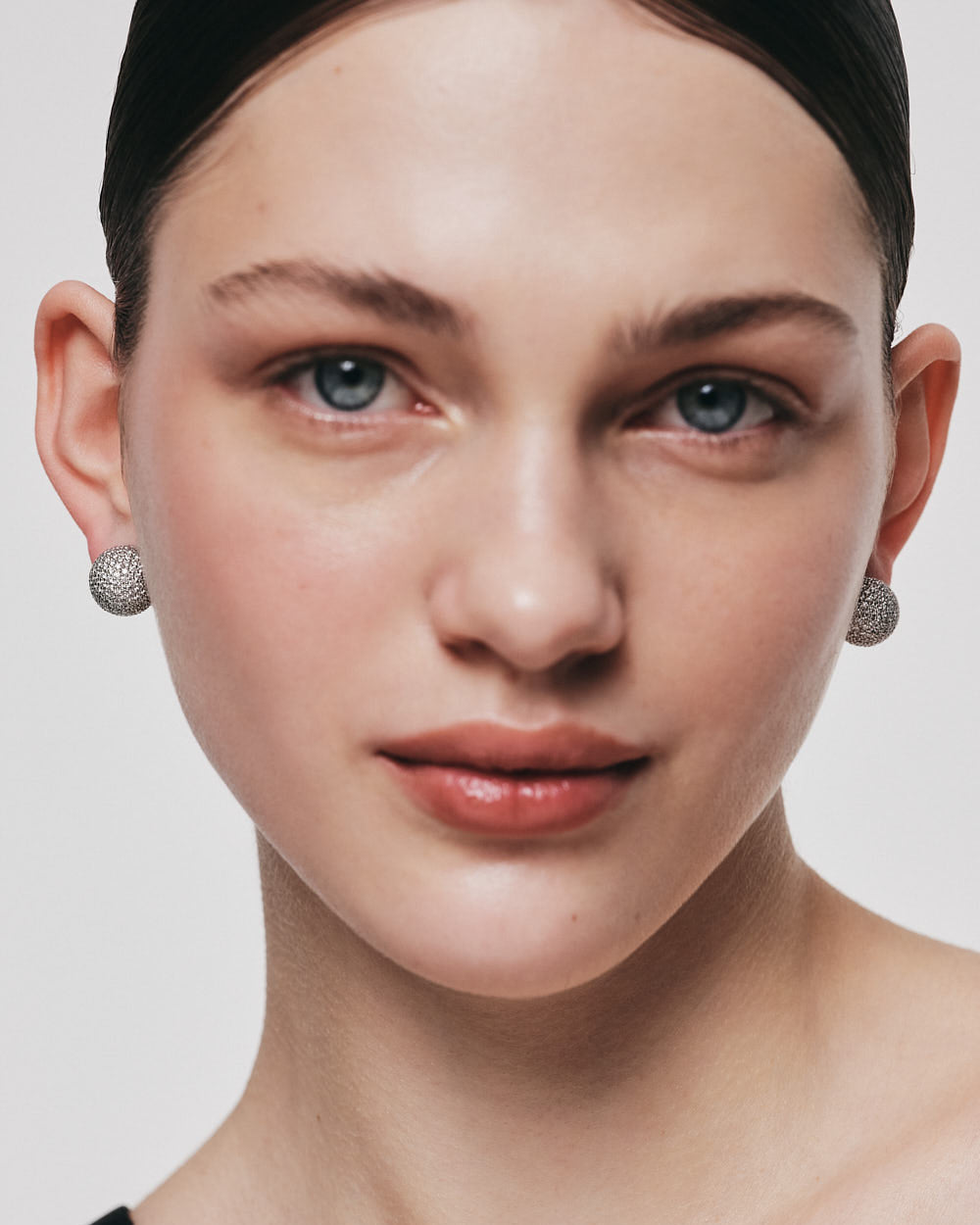 Diamond Mini Orbs Stud Earrings