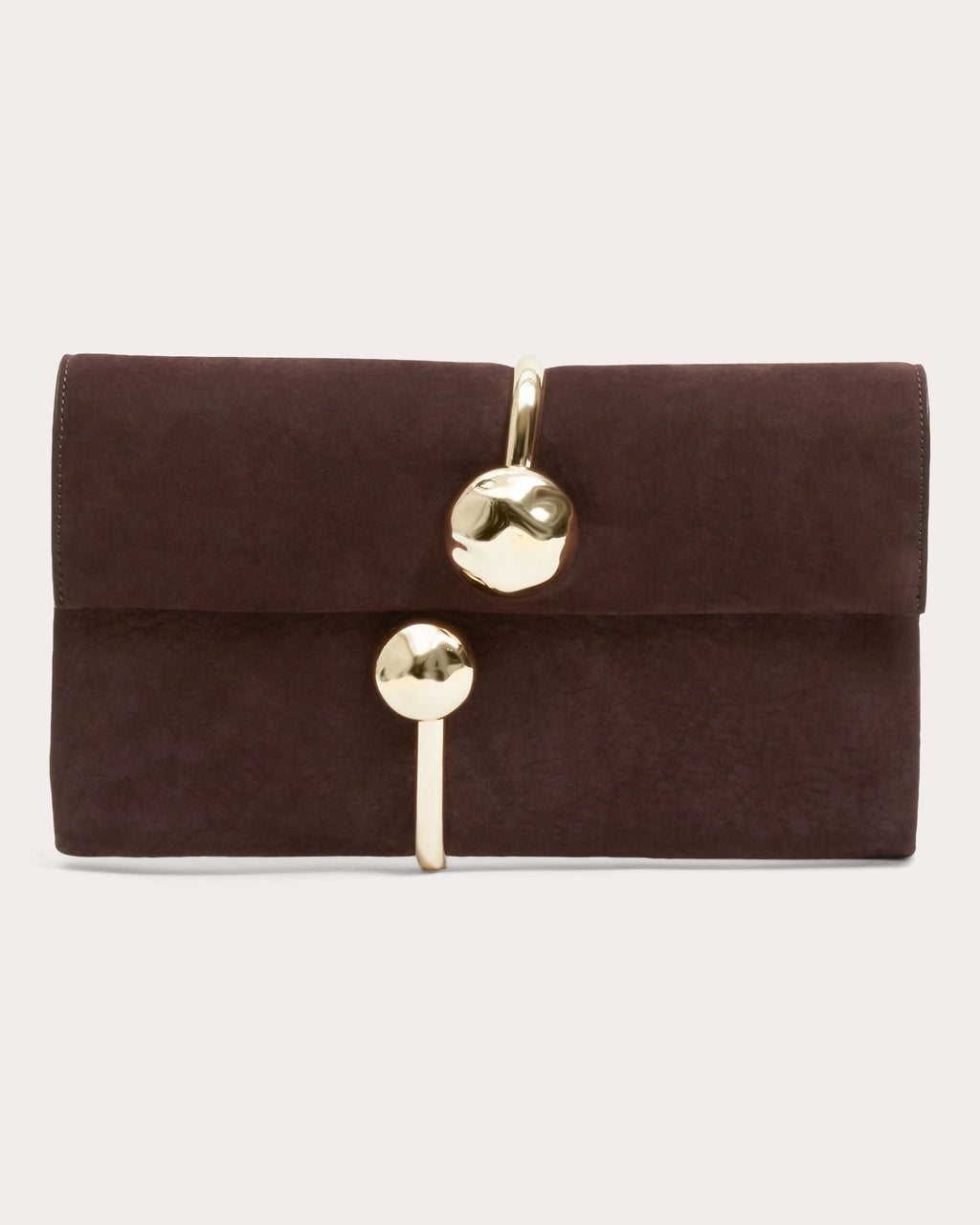 Amaya Nubuck Leather Clutch