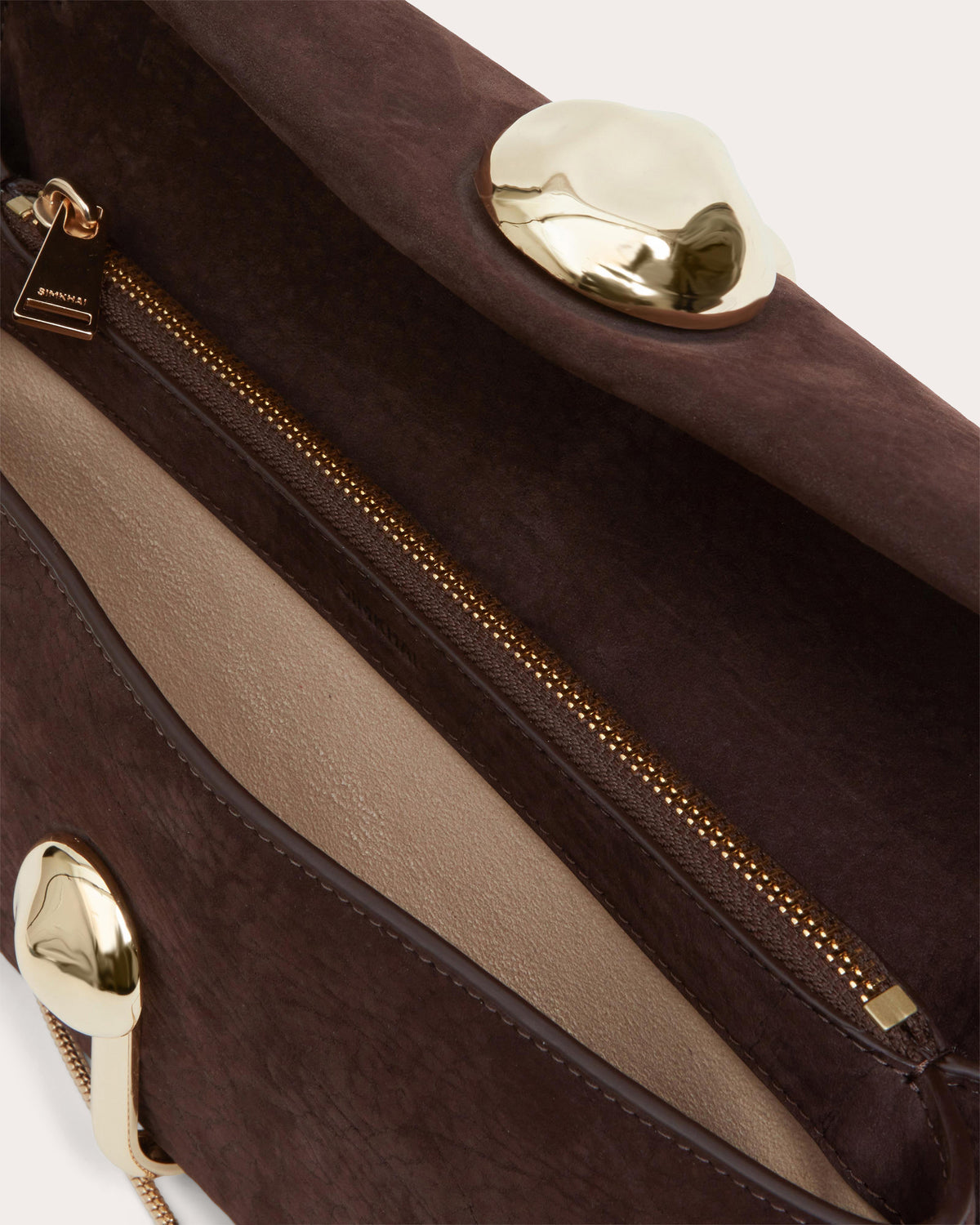 Amaya Nubuck Leather Clutch