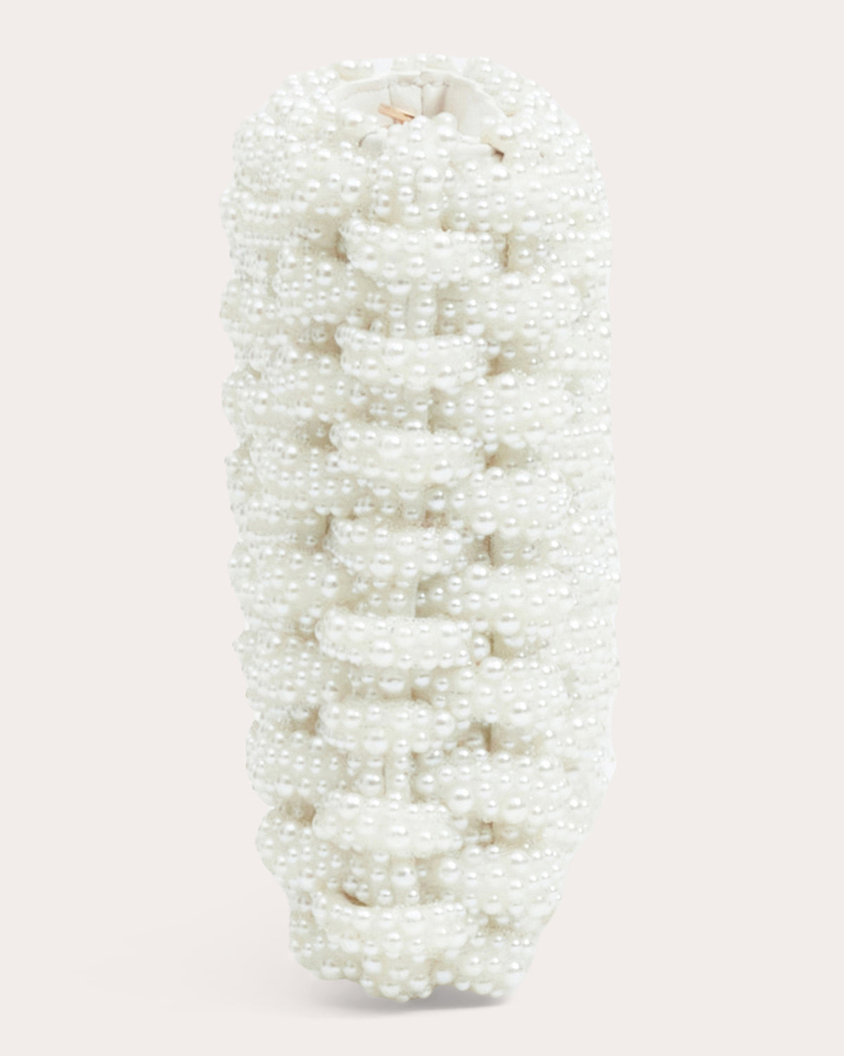 Morgan Woven Faux Pearl Clutch