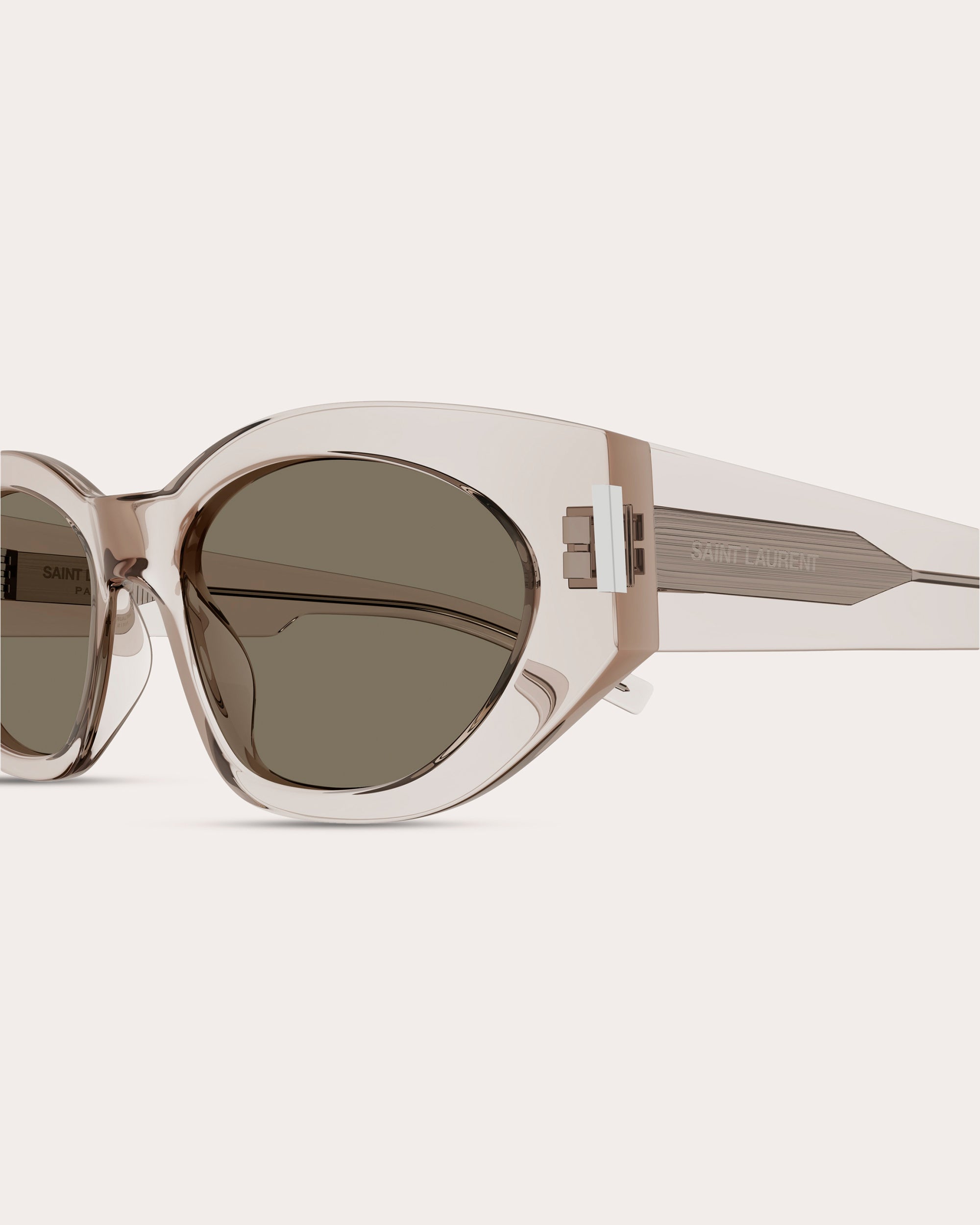 Transparent Cat-Eye Sunglasses