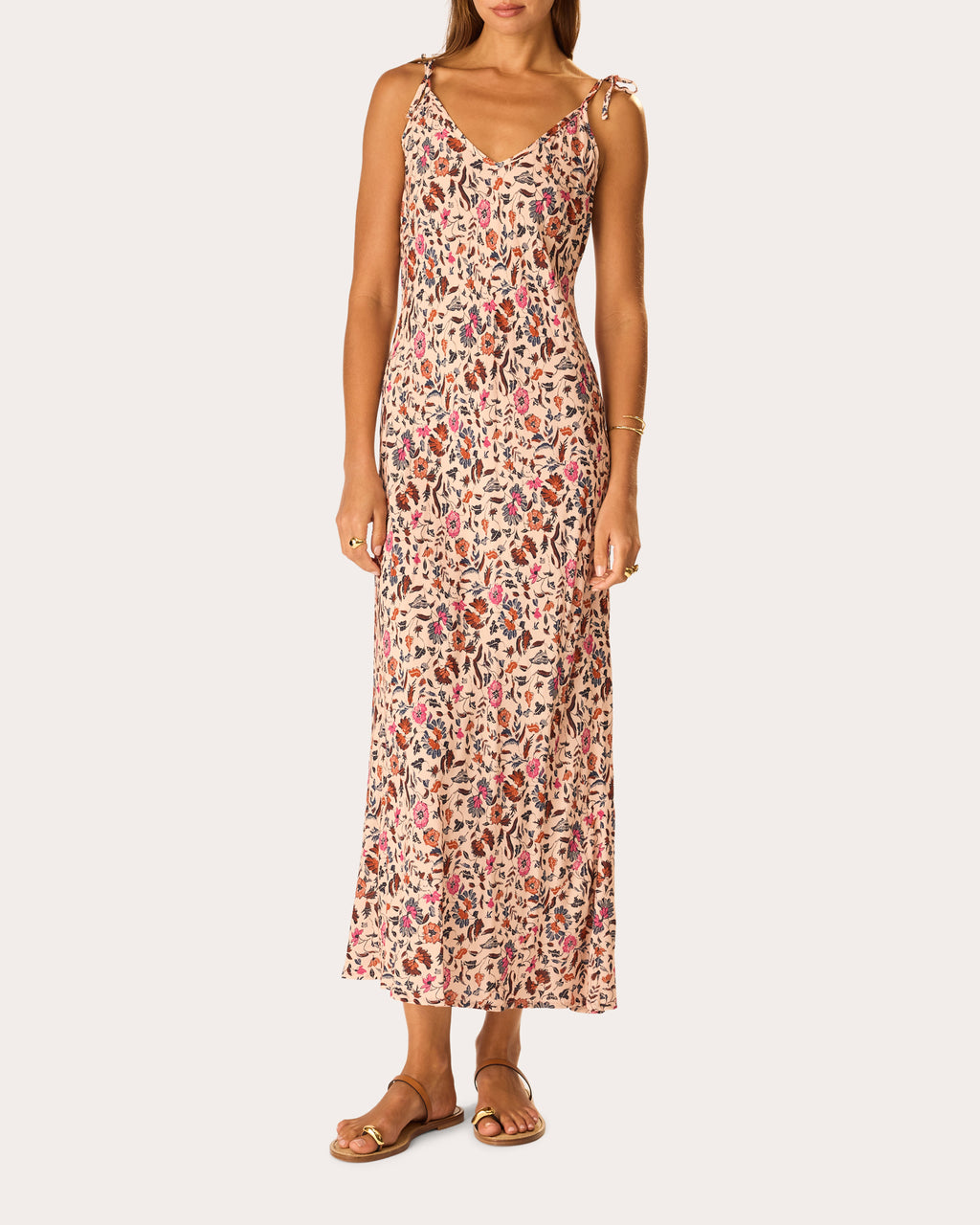 dakota floral maxi dress Natalie Martin Dakota Floral Maxi Slip Dress Size XL