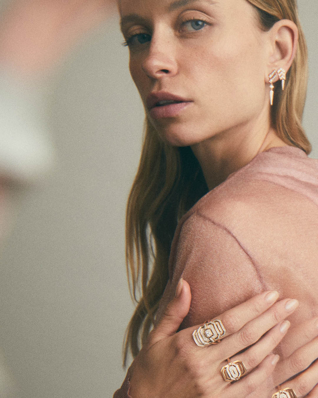 My Way 18K Gold and Rhodium-Plated Sterling Silver Diamond Ring